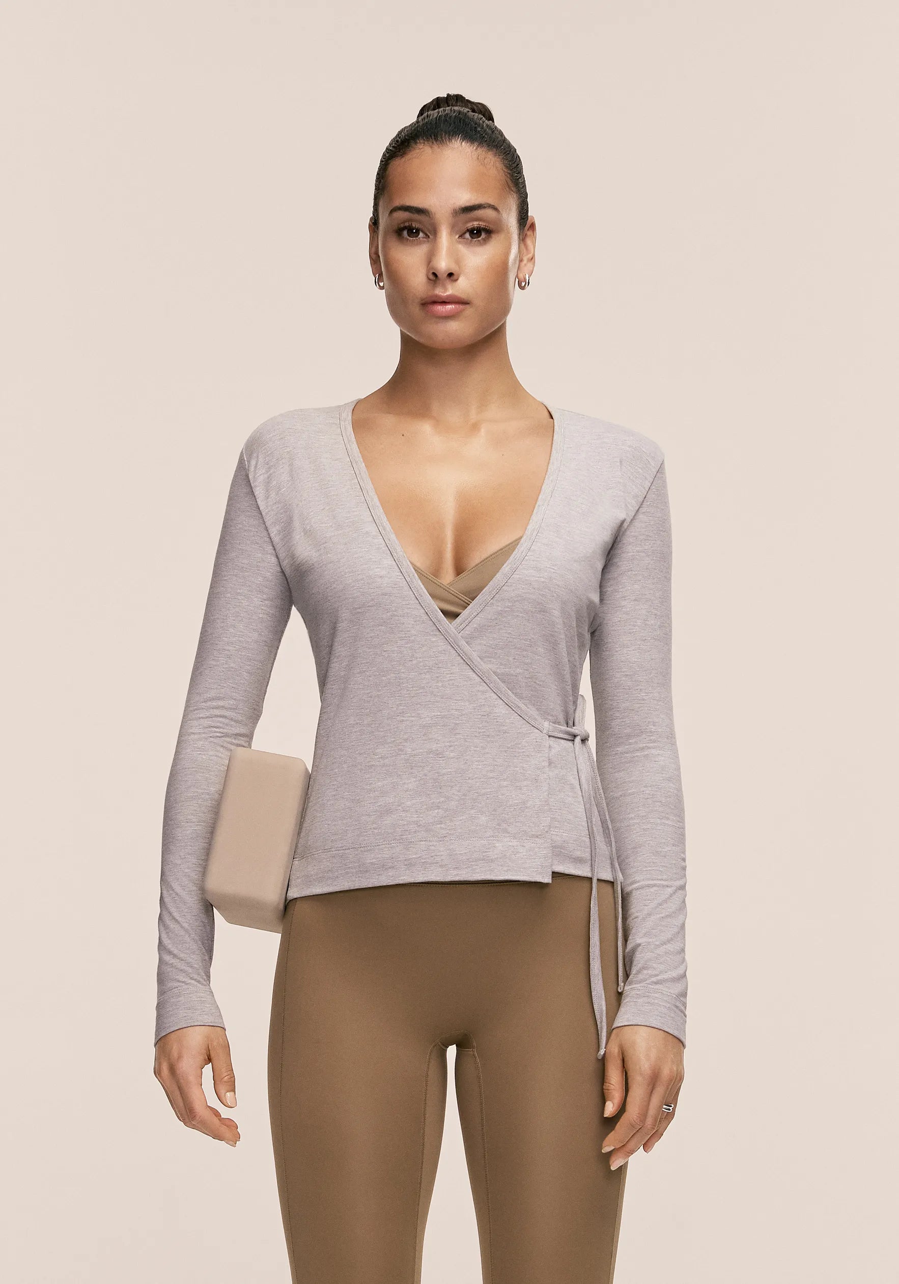 Sublime Studio Longsleeve Wrap - Grey Melange