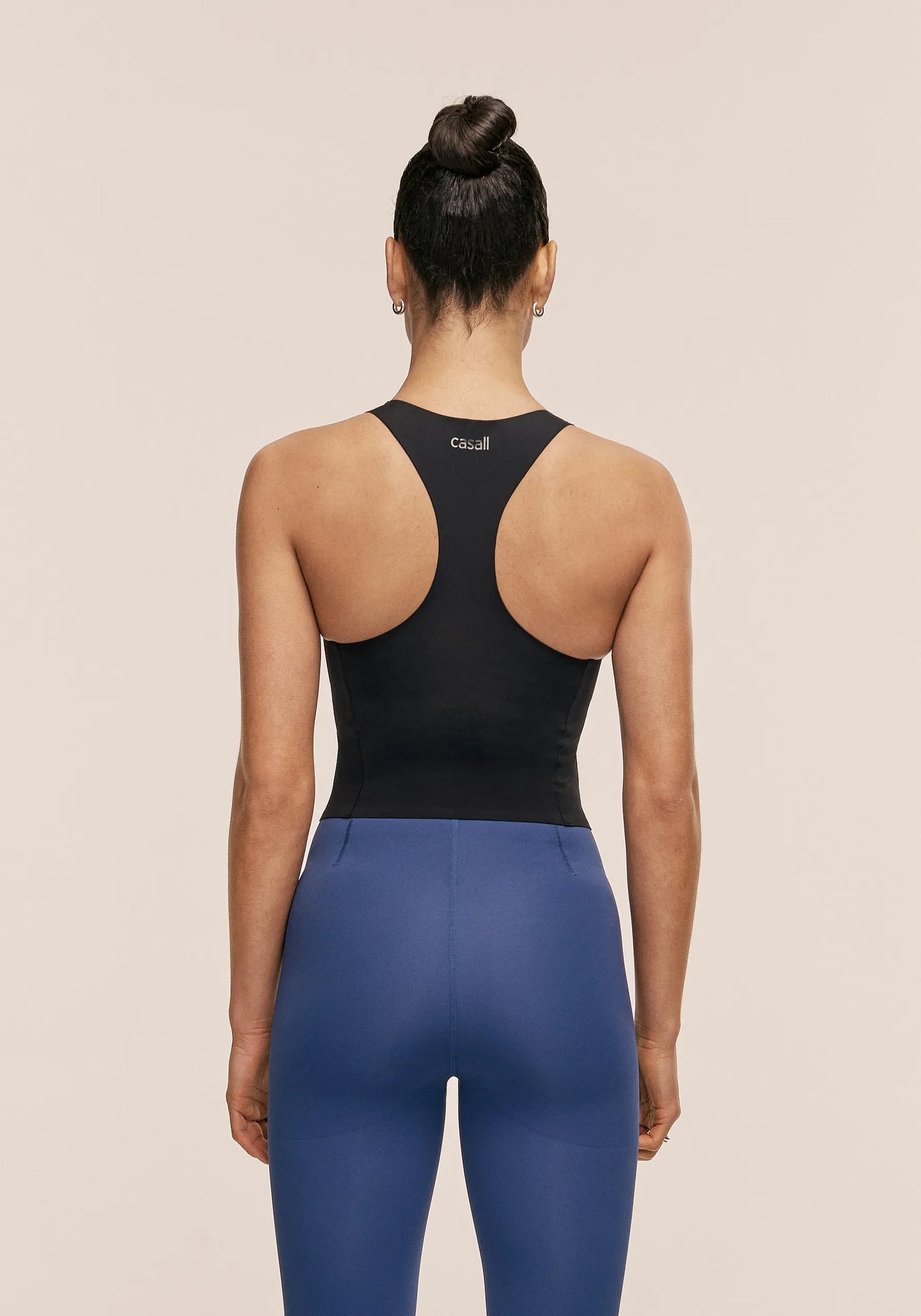 Silhouette Support Tank  - Black
