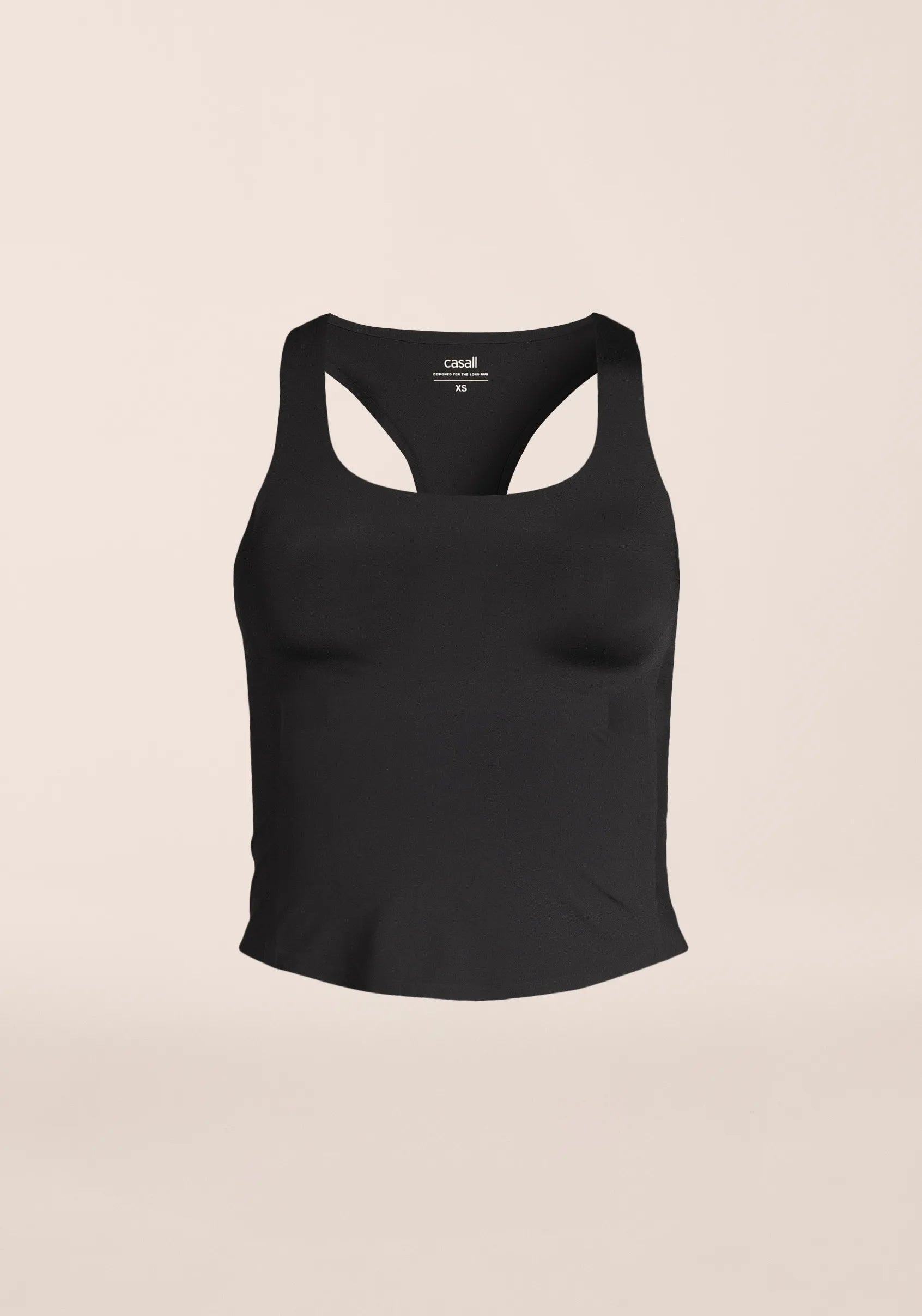 Silhouette Support Tank  - Black