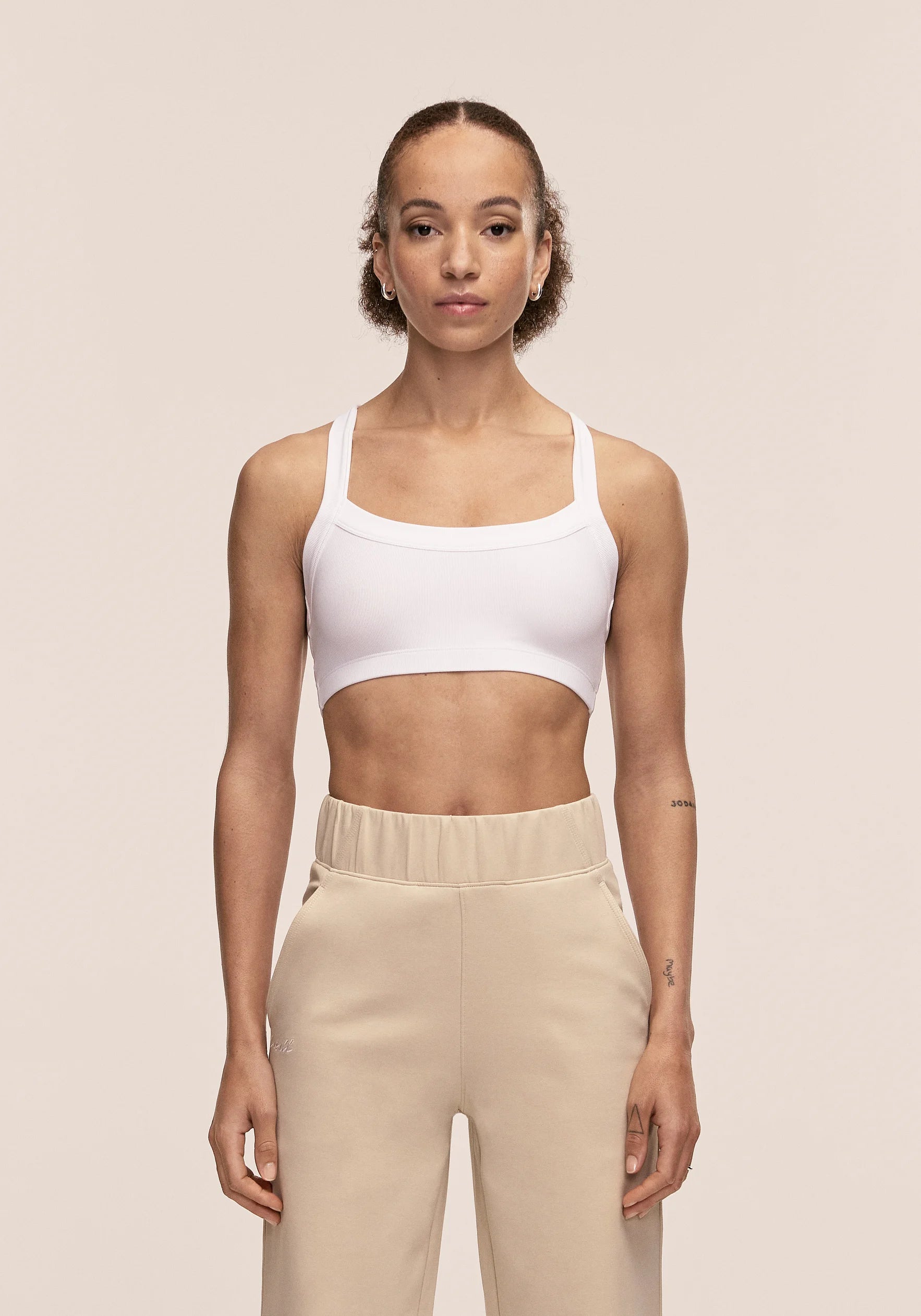 Defined Rib Sport Top - White – Casall