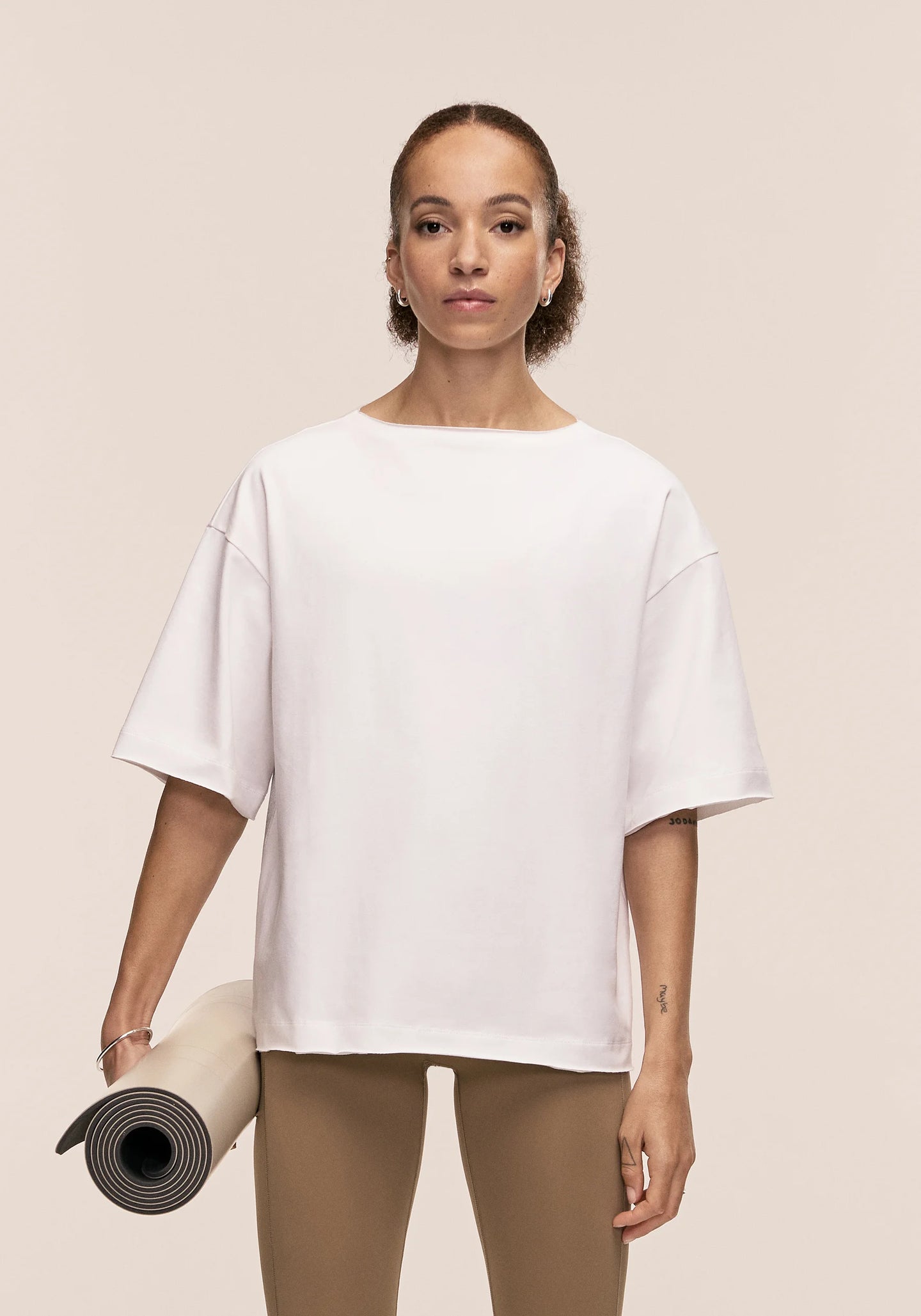 Heavy Cotton Relaxed Tee - White
