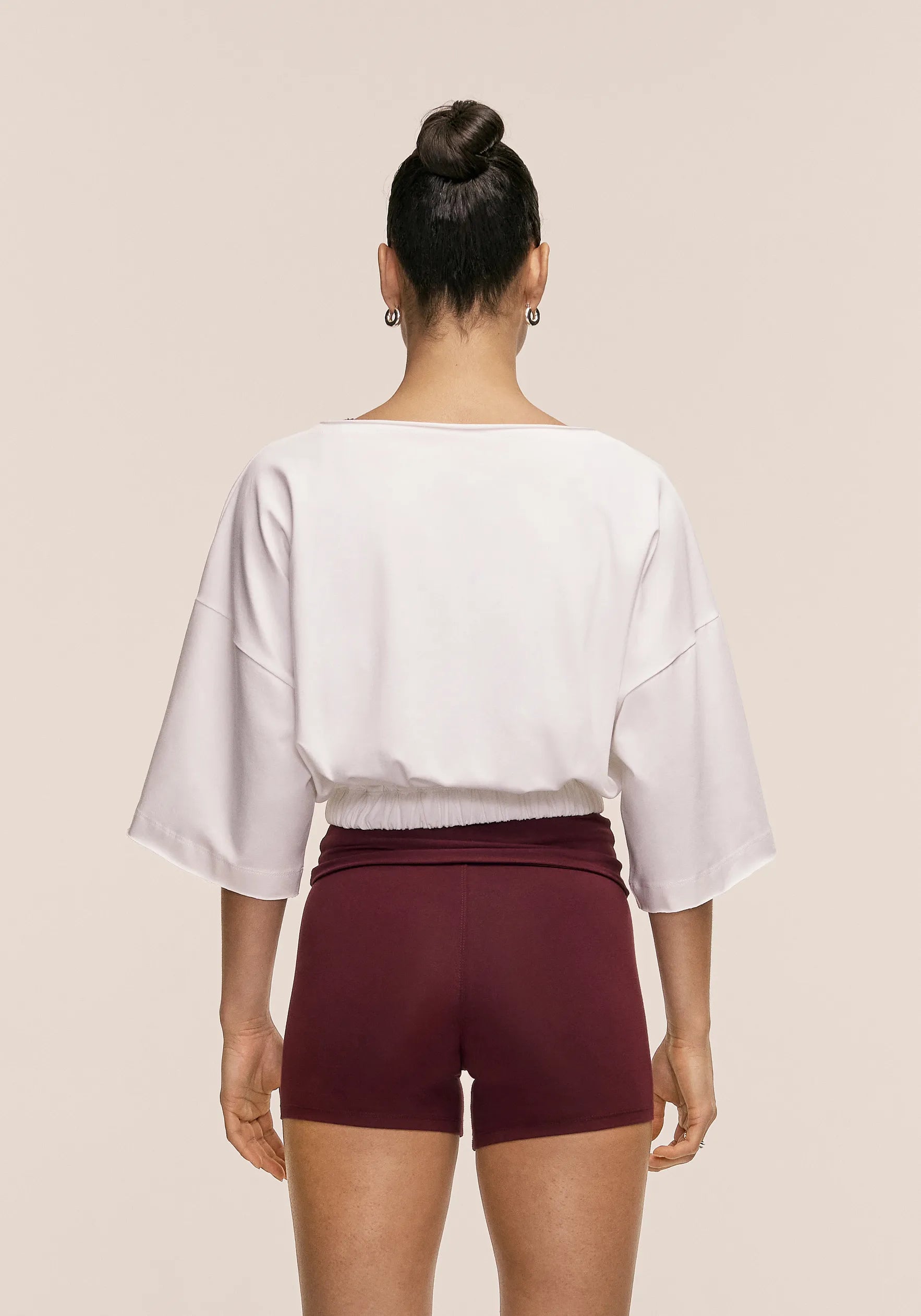 Heavy Cotton Crop Tee - White