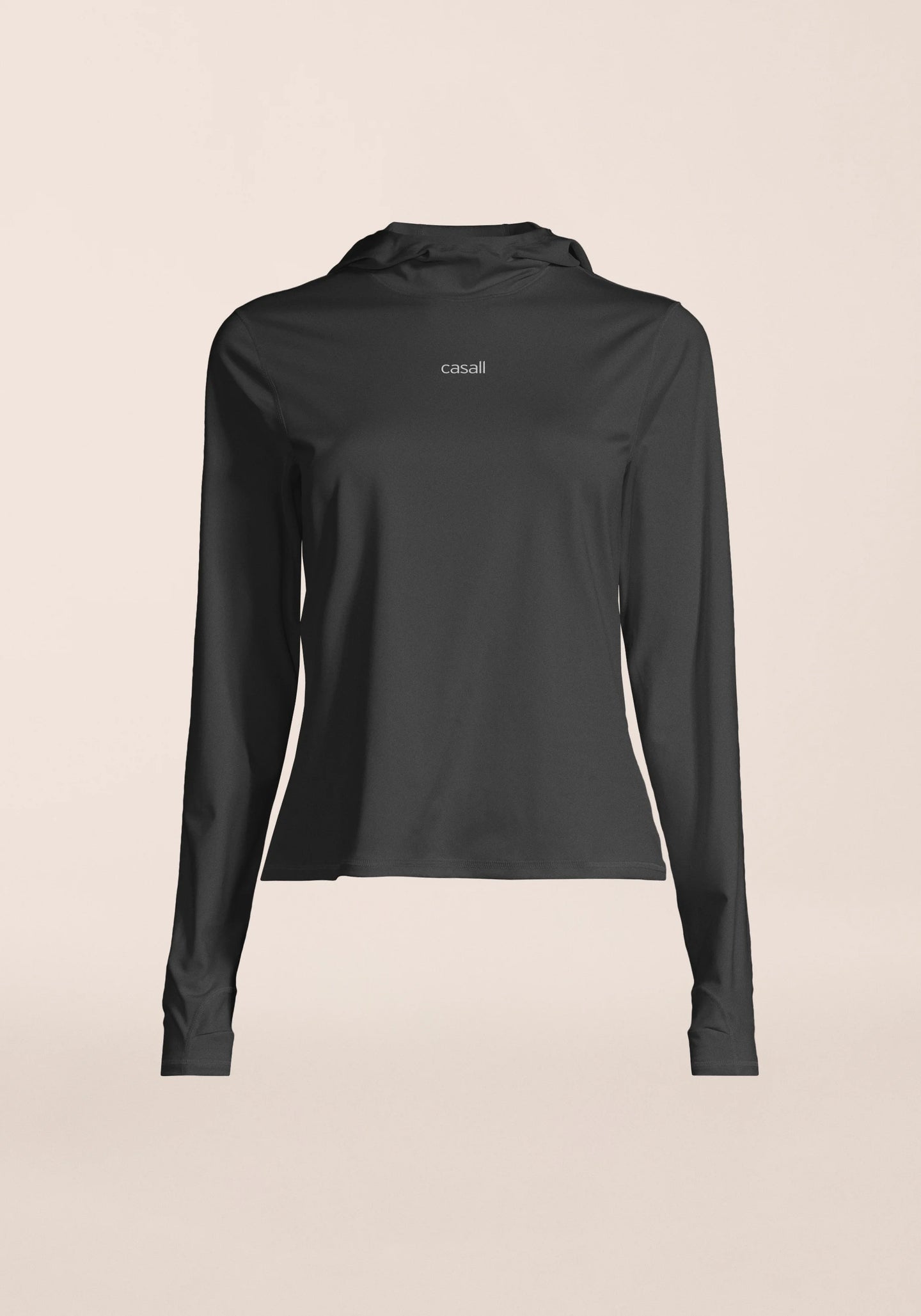 Neat Long Sleeve Hood - Black