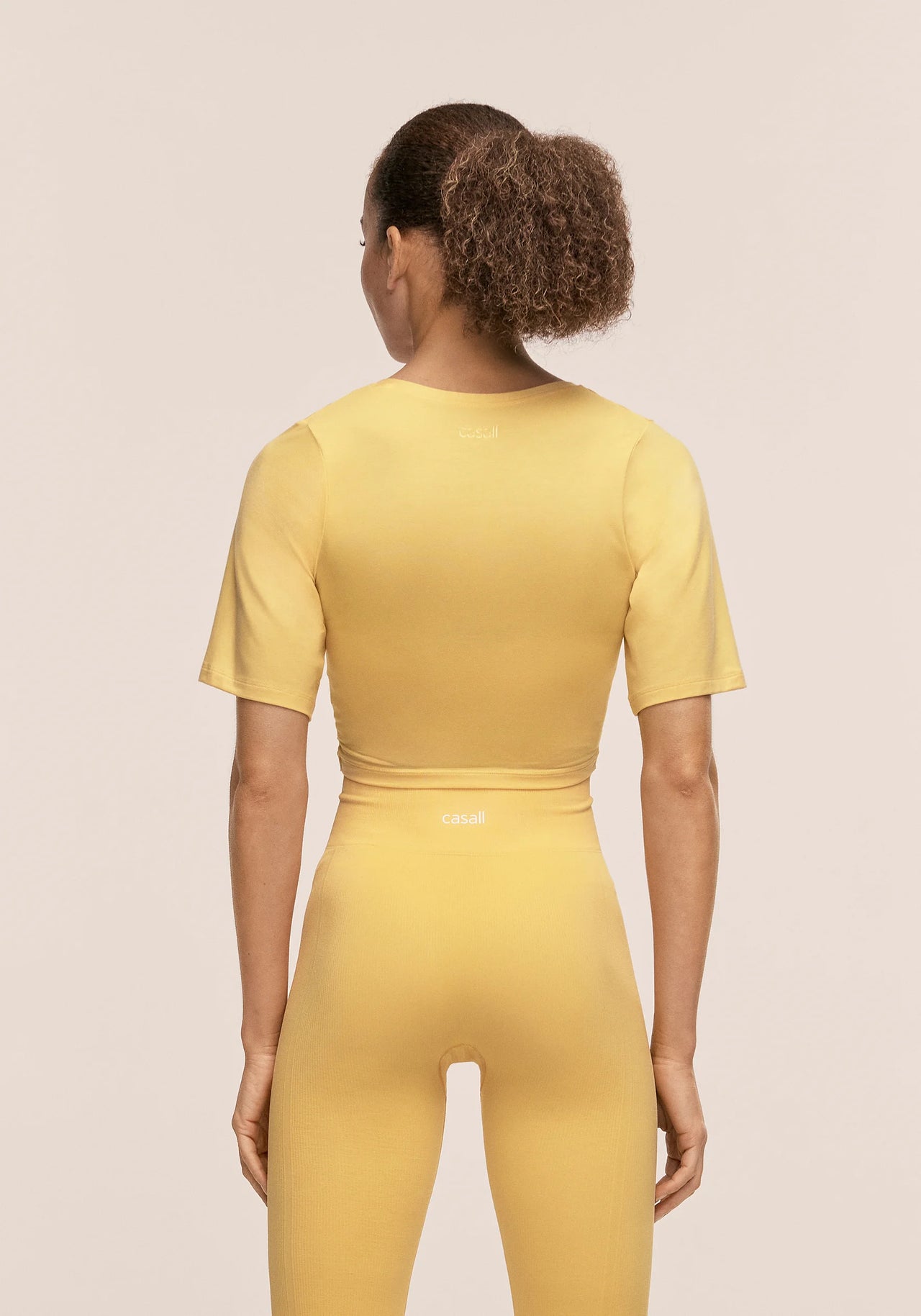 Delight Cropped Wrap Top - Soul Yellow