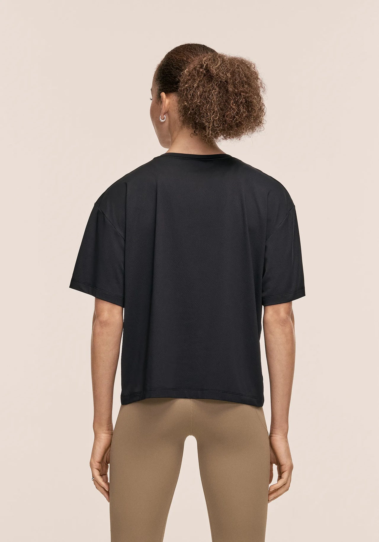Laser Mesh Tee - Black