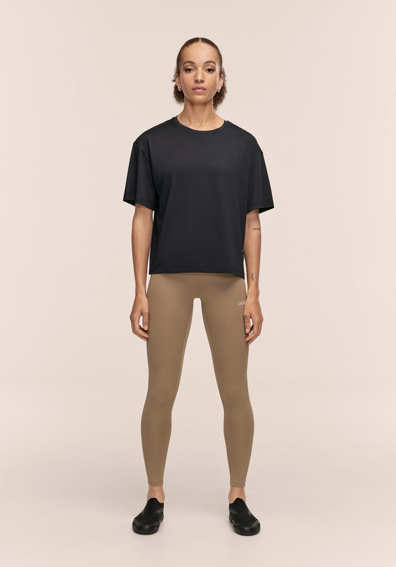 Laser Mesh Tee - Black