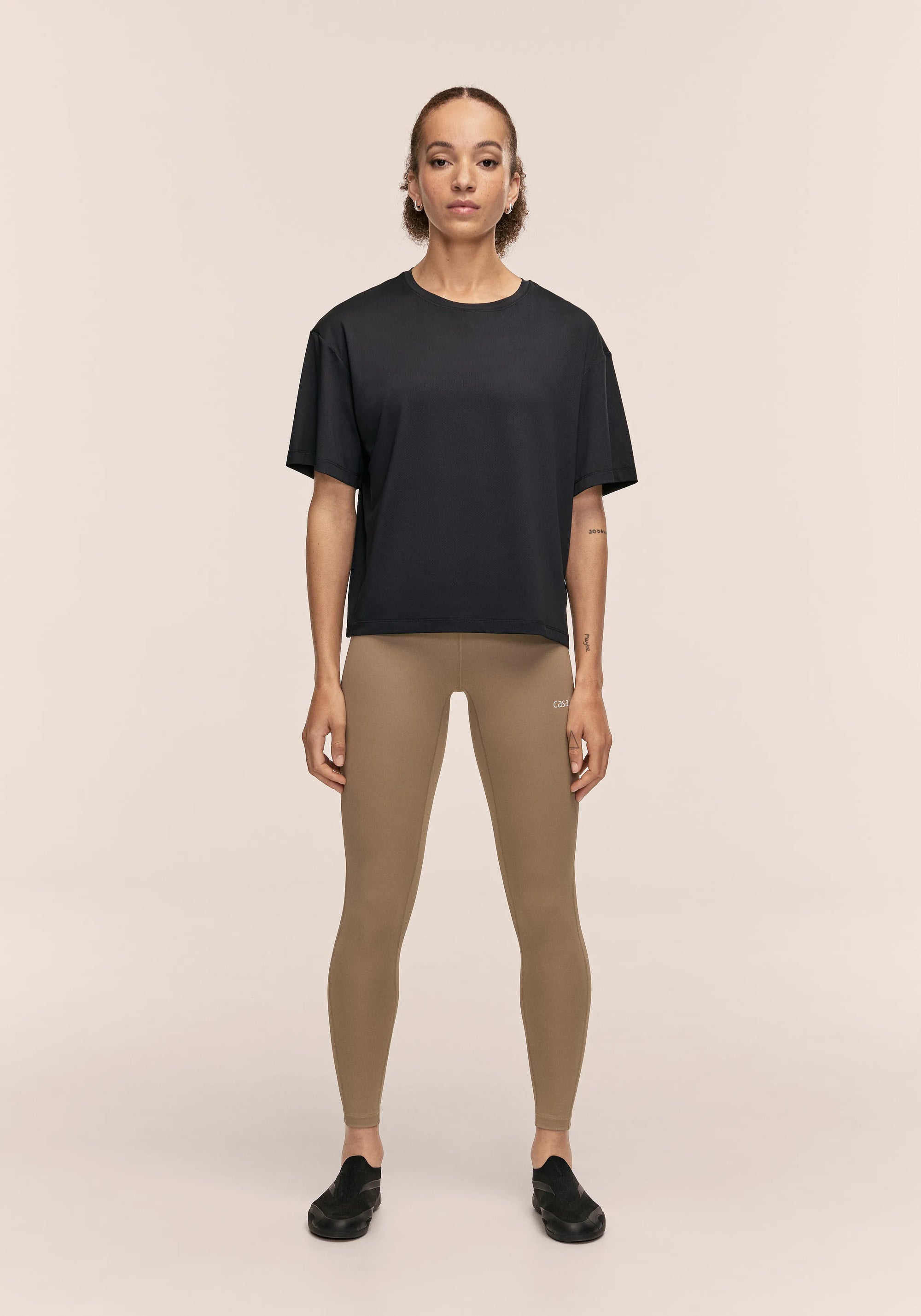 Laser Mesh Tee - Black