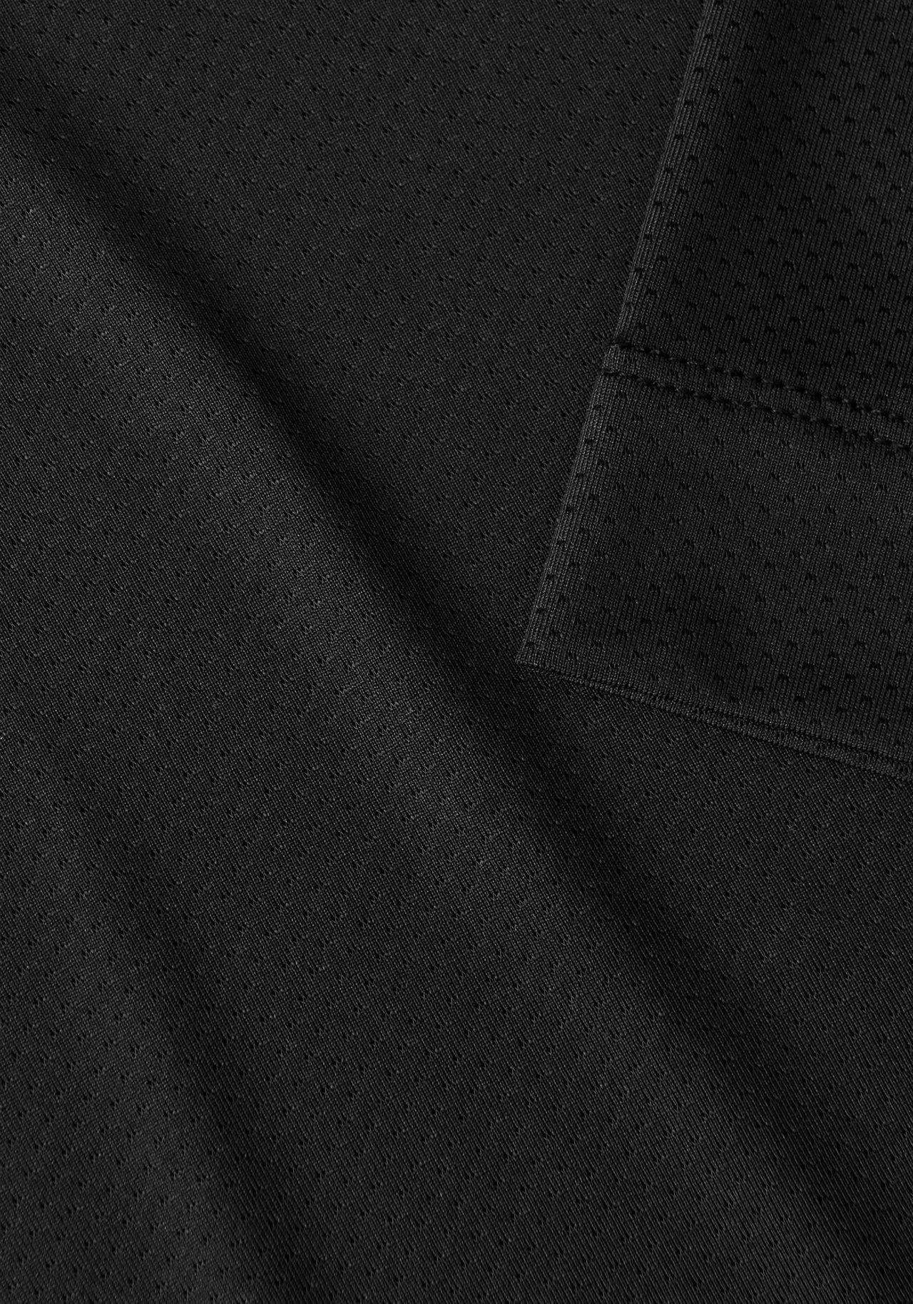 Laser Mesh Tee - Black