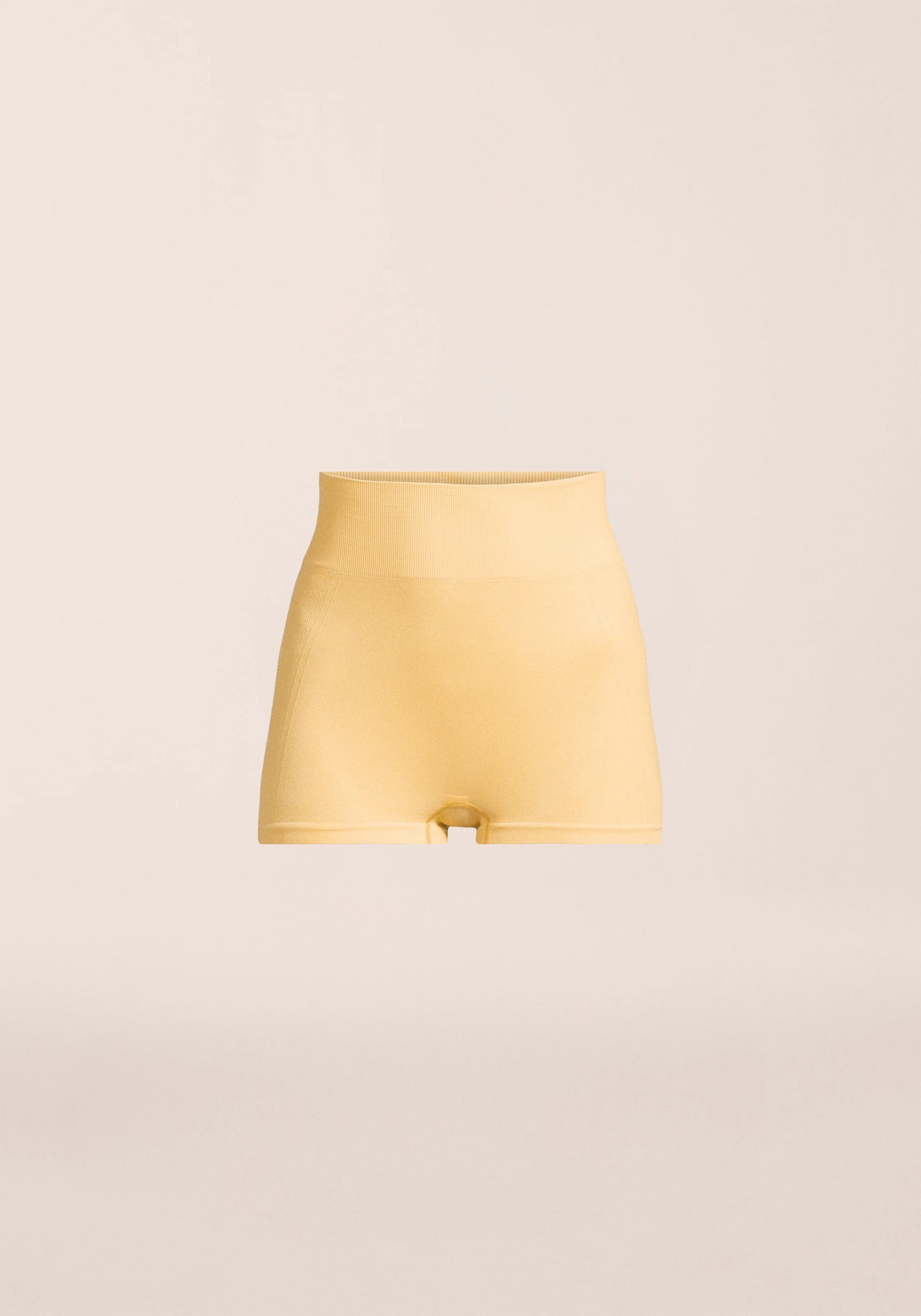 Shiny Seamless Rib Hotpants - Online Exclusive - Soul Yellow