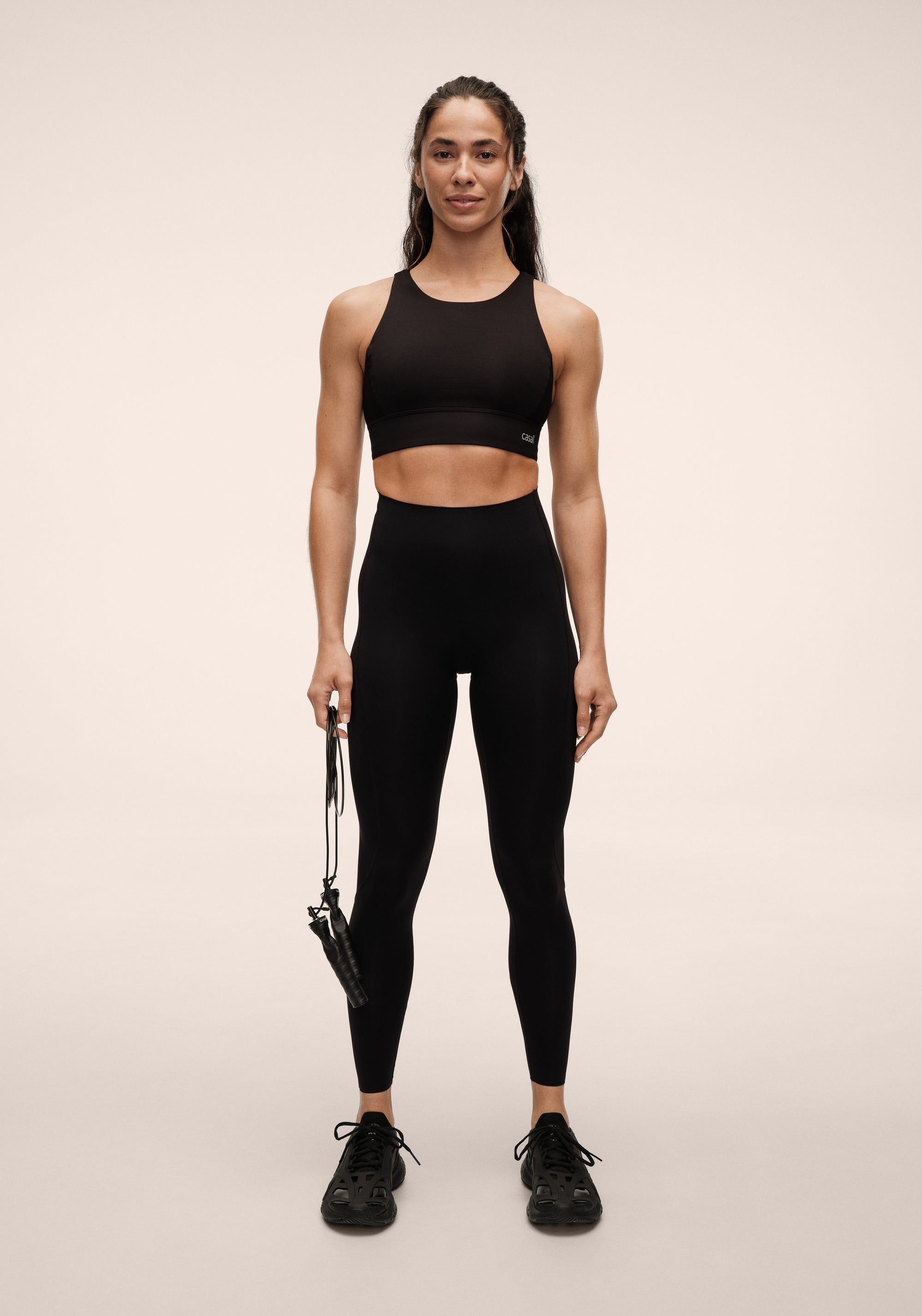 Silhouette High Waist Tights - Black