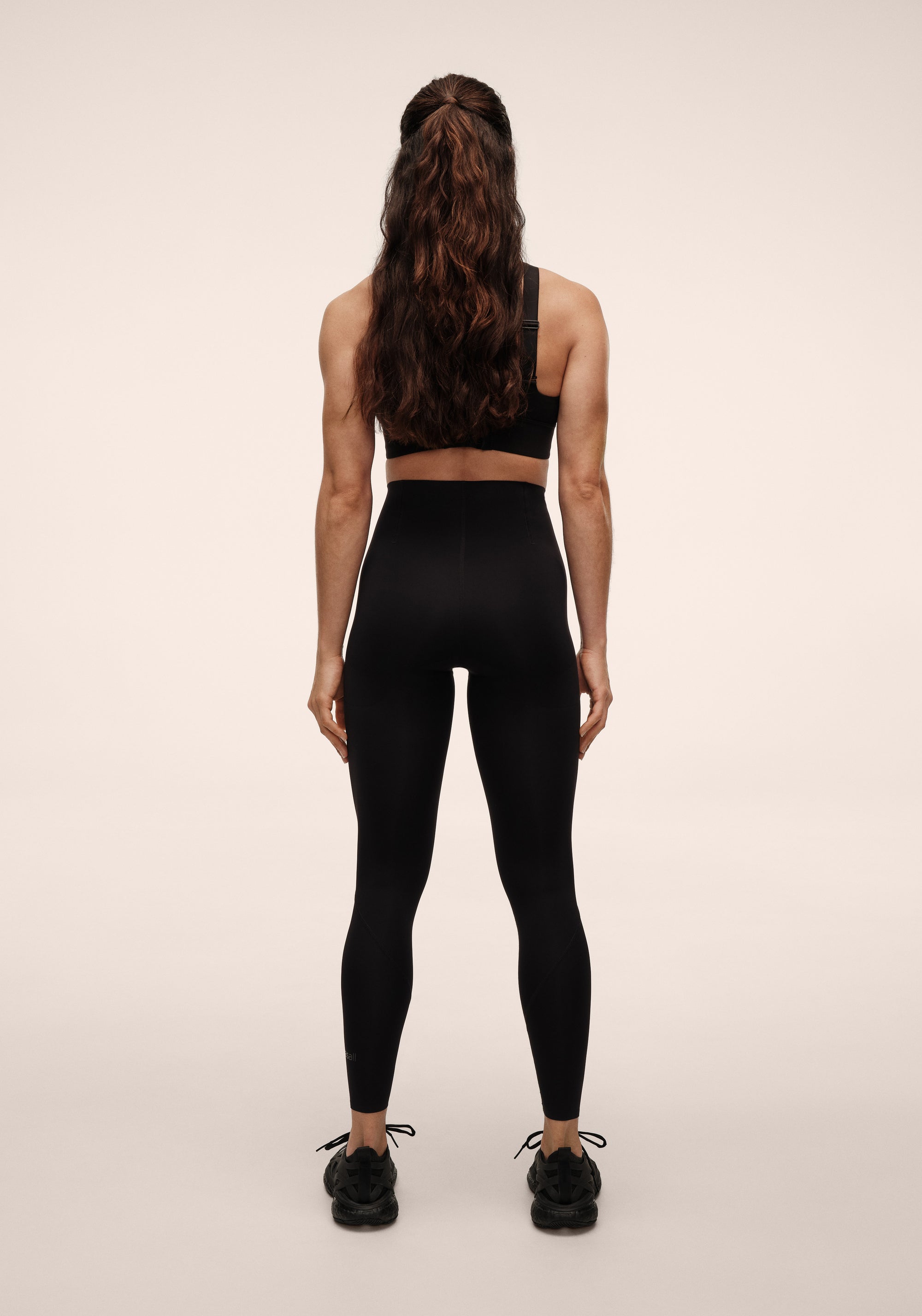 Silhouette High Waist Tights - Black