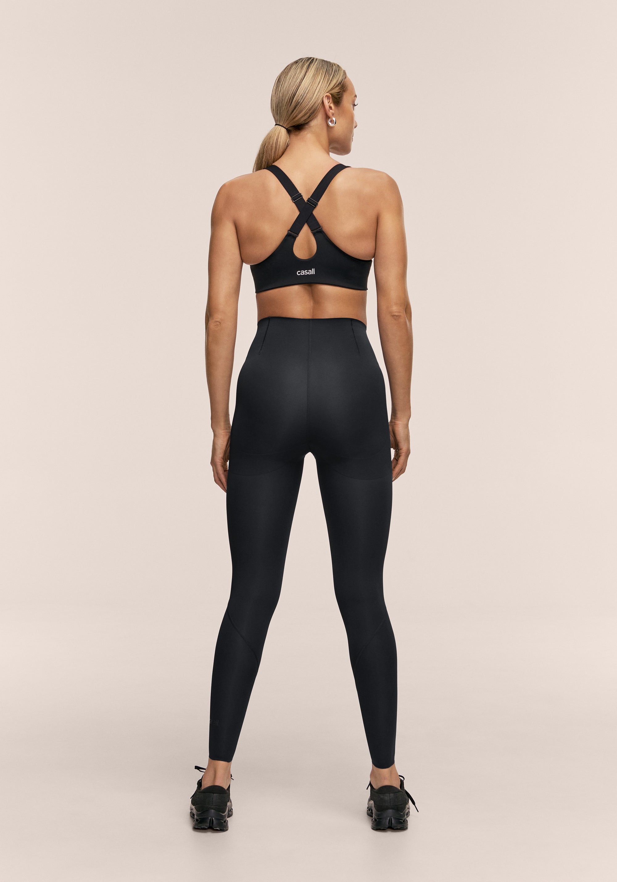 Silhouette High Waist Tights - Black