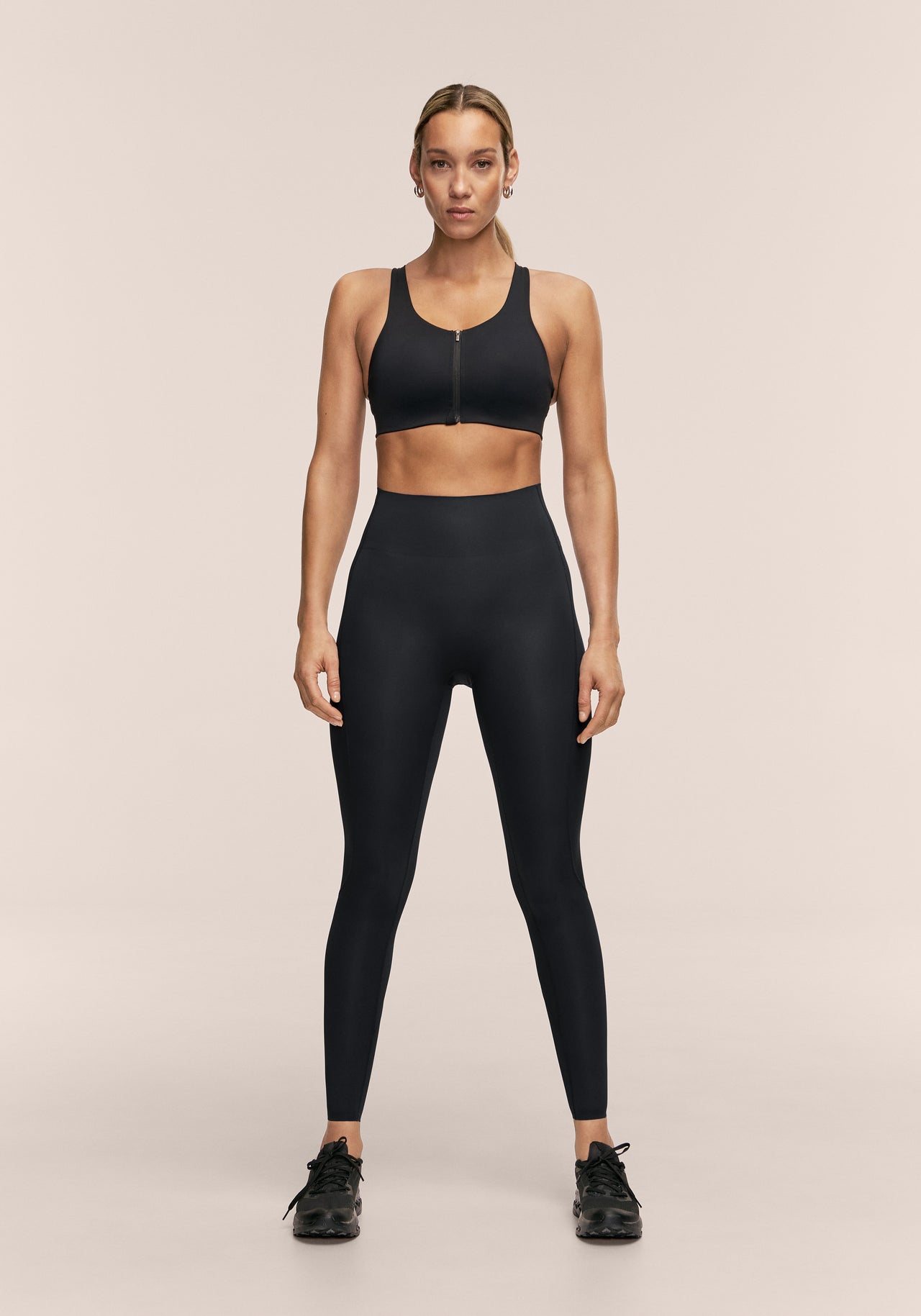 Silhouette High Waist Tights - Black