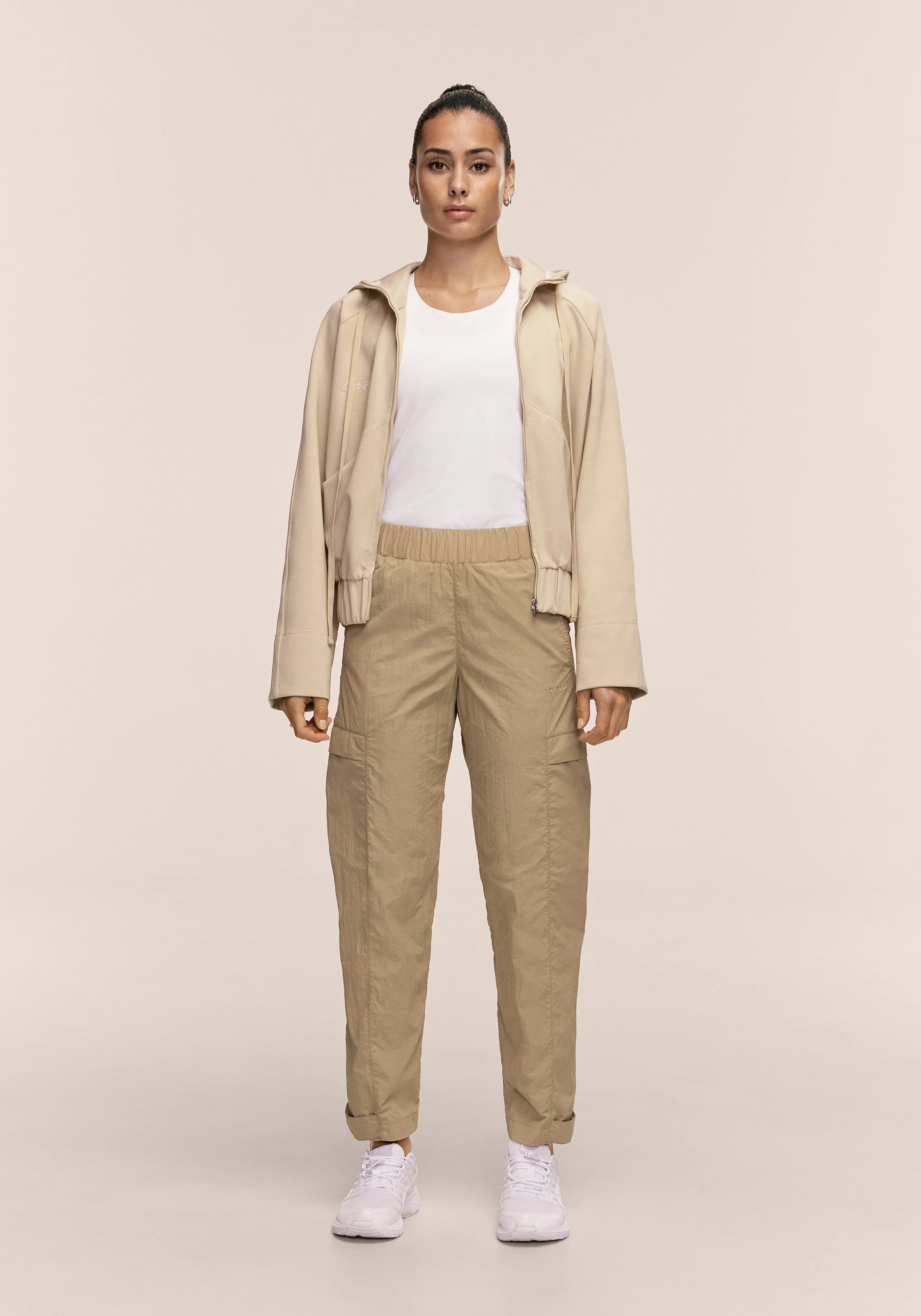 Active Adjustable Track Pants - Dark Sand
