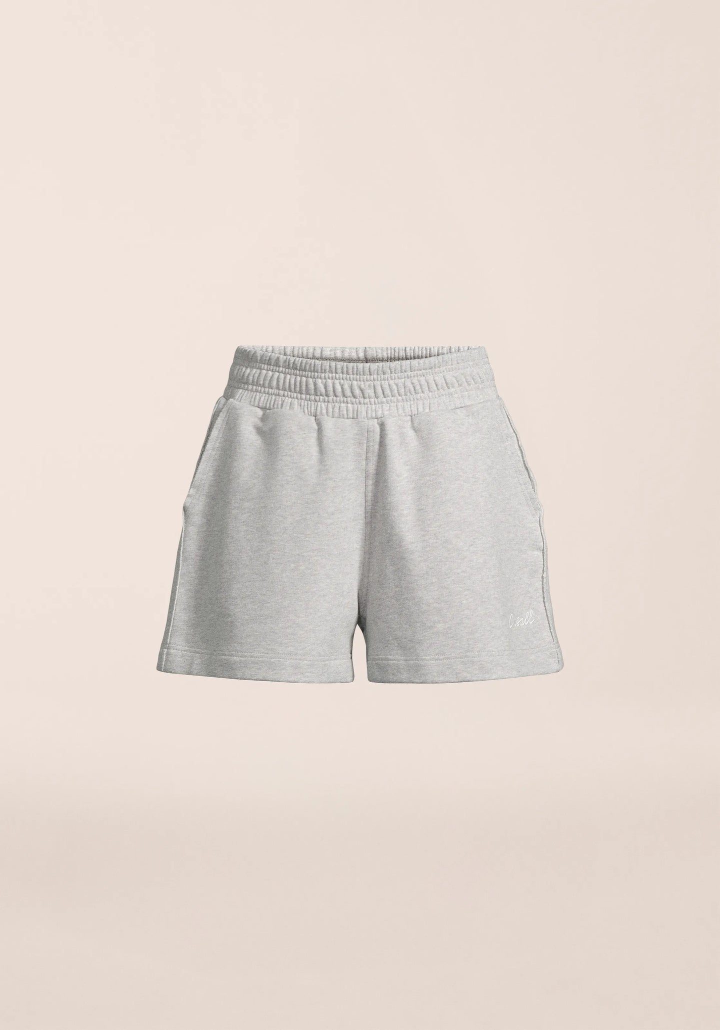 Reversed Seam Terry Relaxed Shorts - Grey Melange