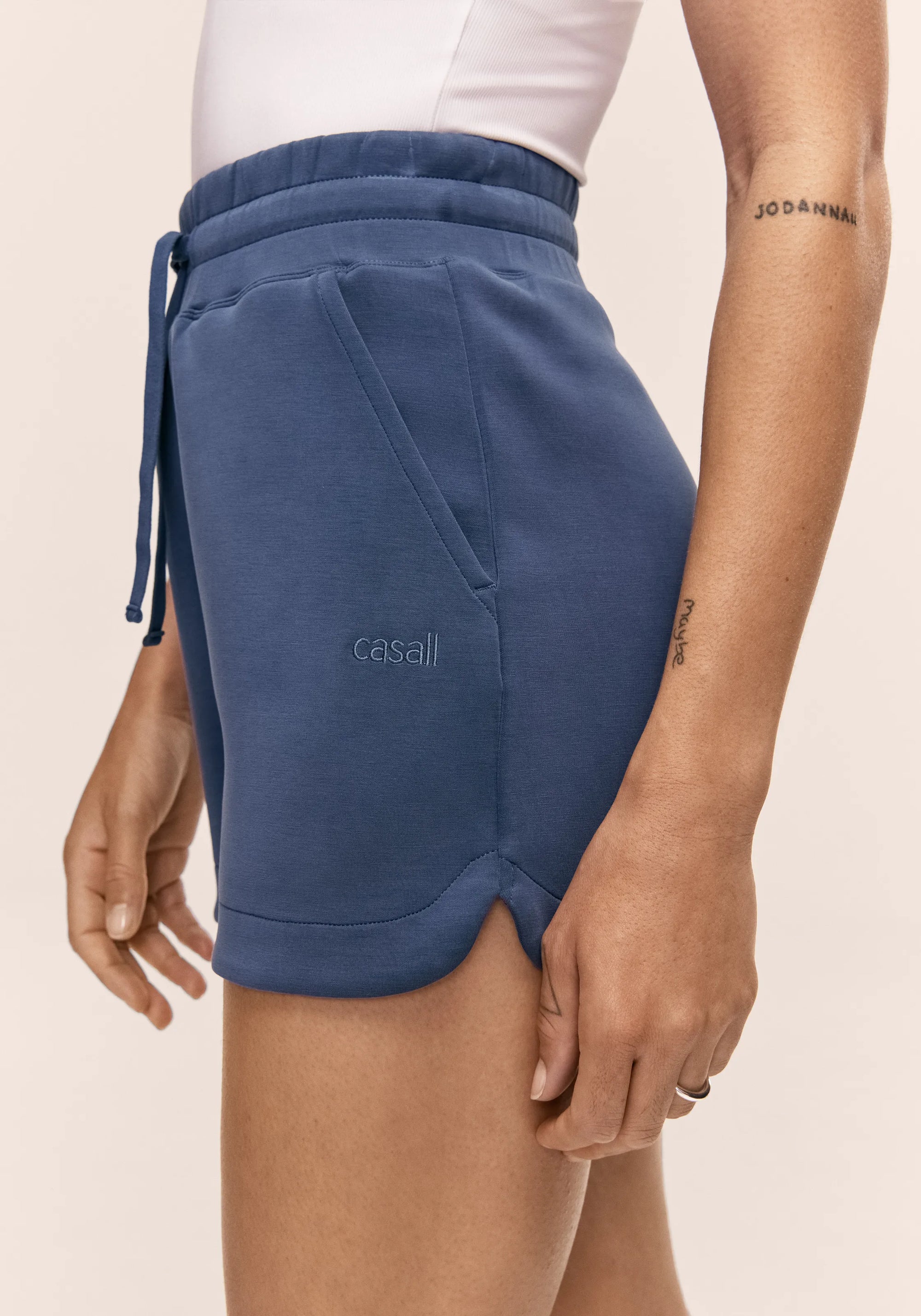 Peachy Shorts - Blue Shadow