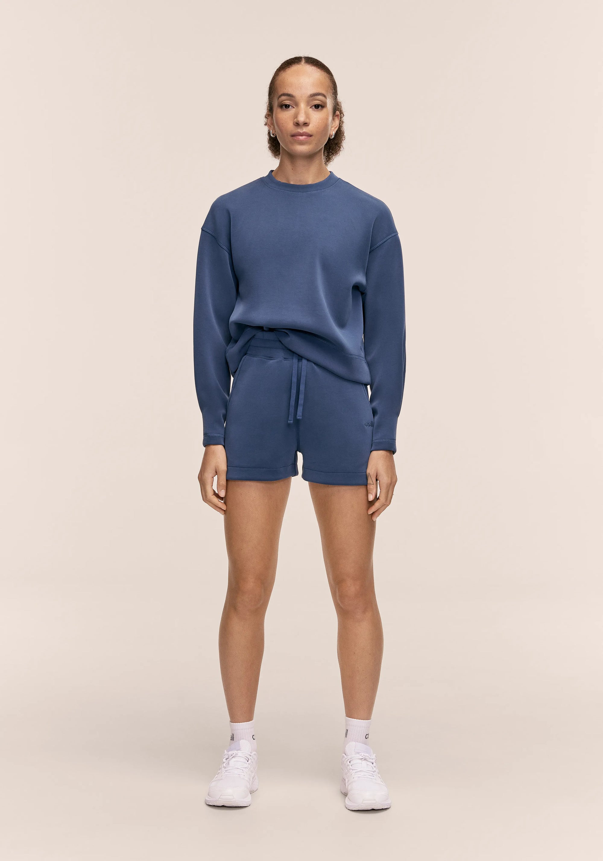 Peachy Shorts - Blue Shadow