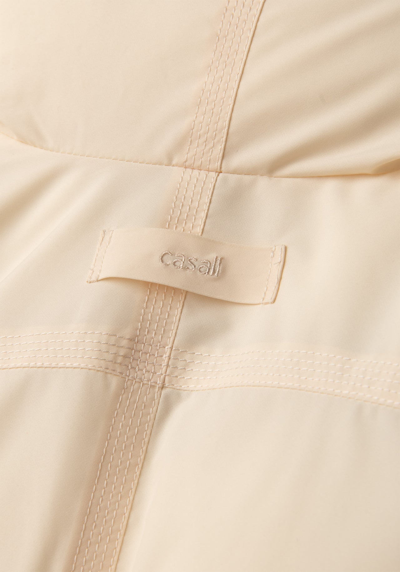Haven Padded Zip Coat - Cream
