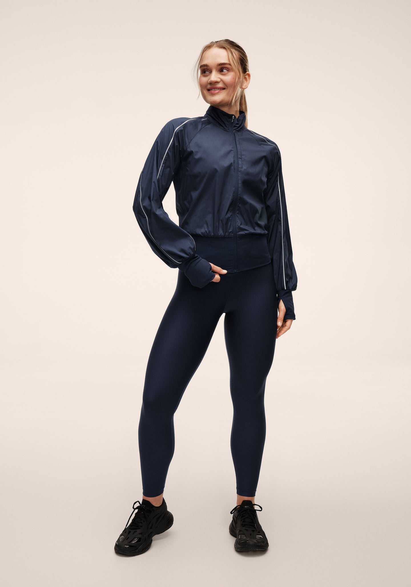 Statement Woven Training Jacket - Core Blue