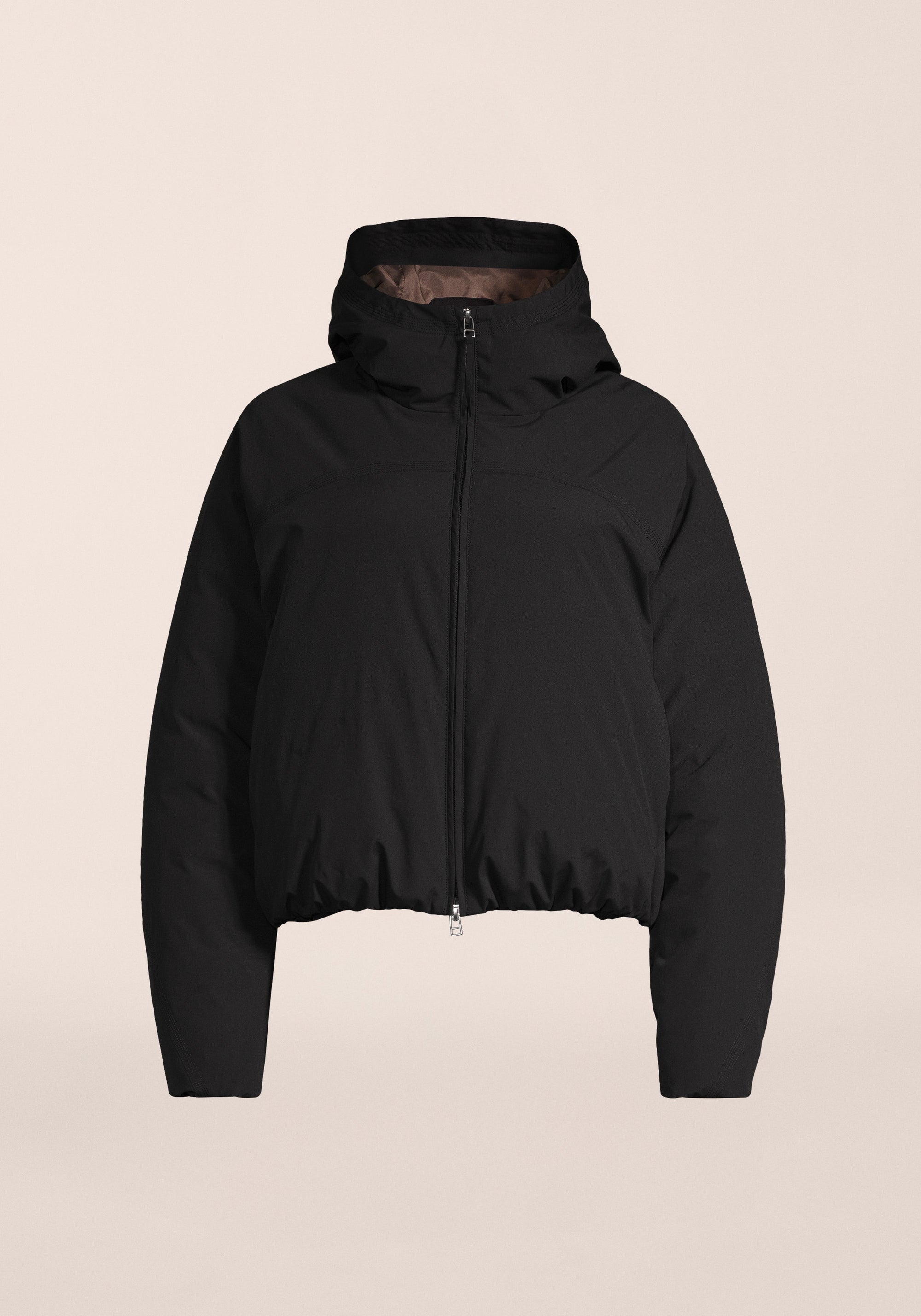 Haven Padded Short Jacket - Black