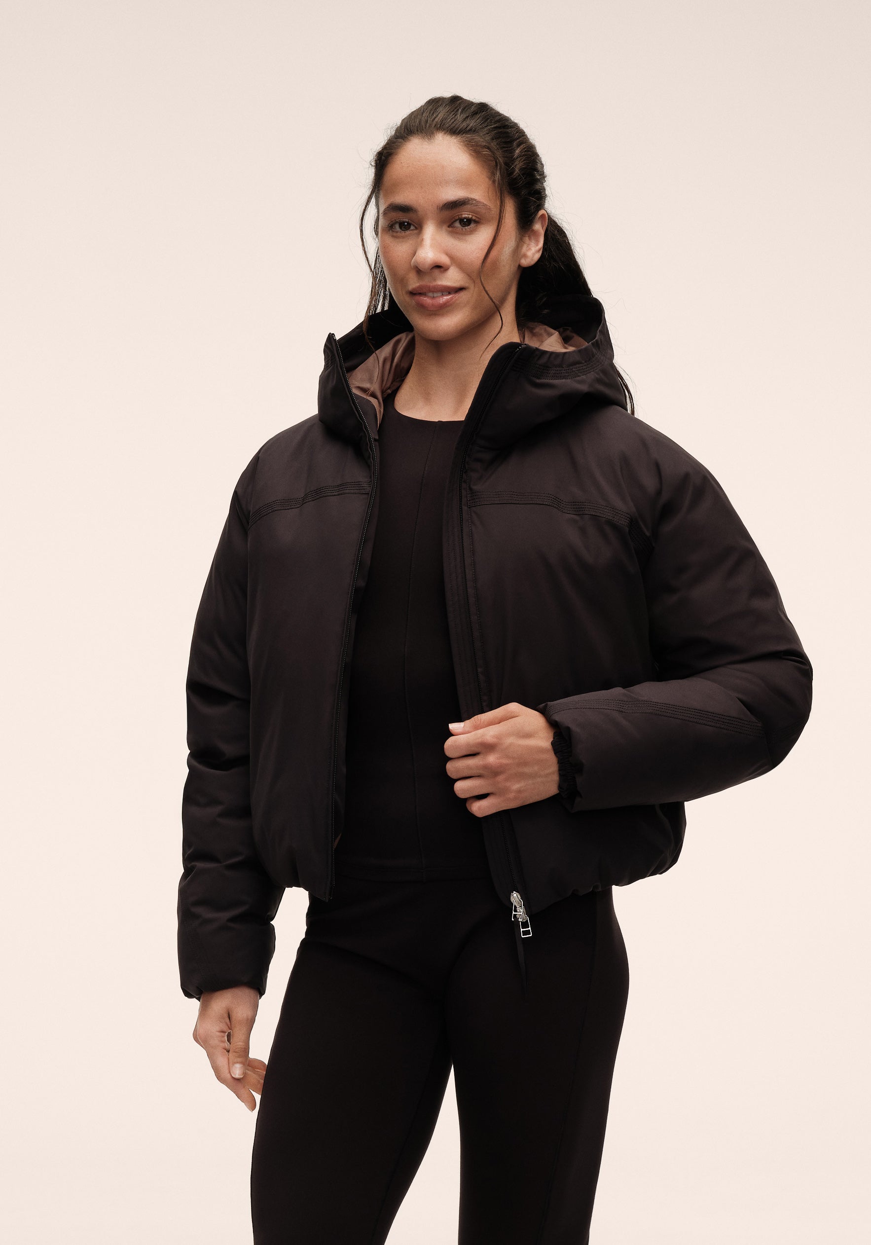 Haven Padded Short Jacket - Black