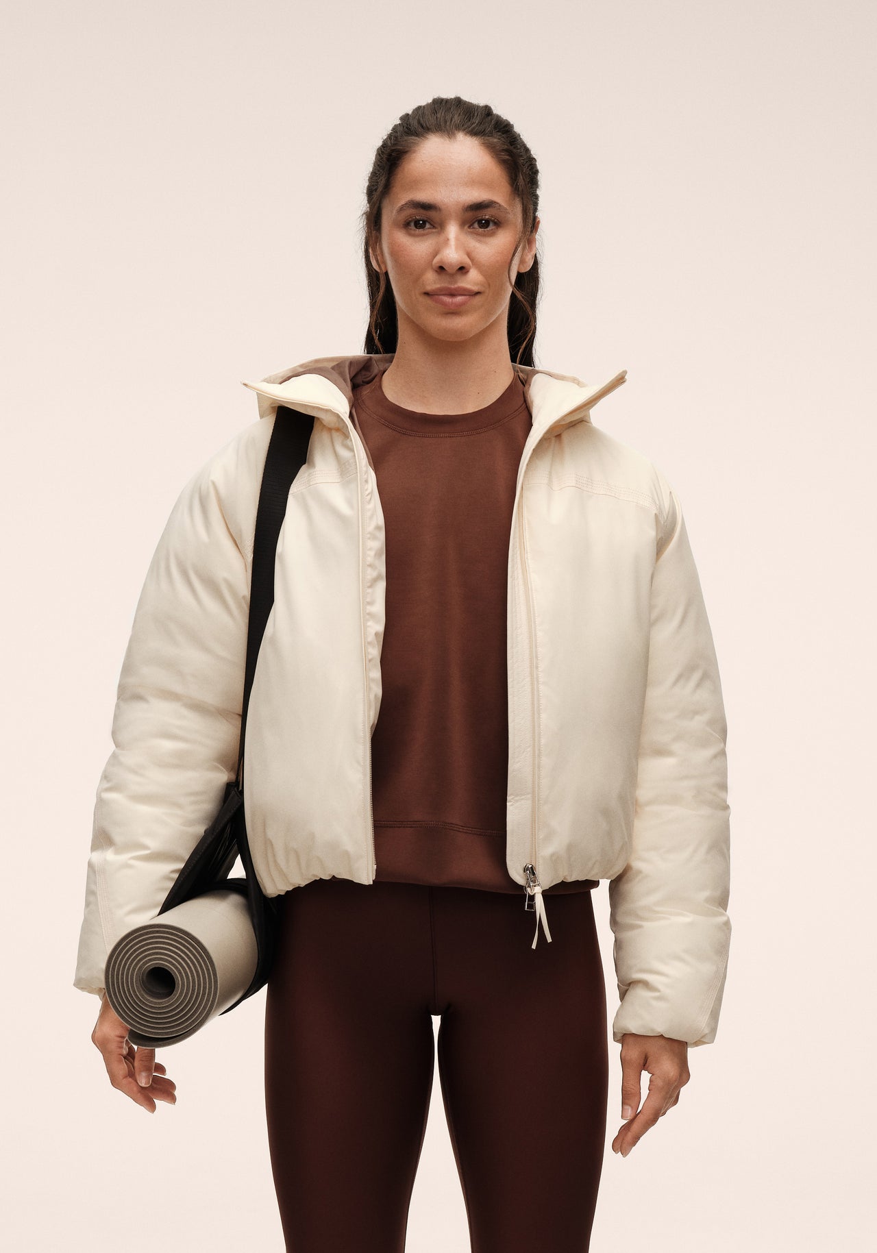 Haven Padded Short Jacket - Cream