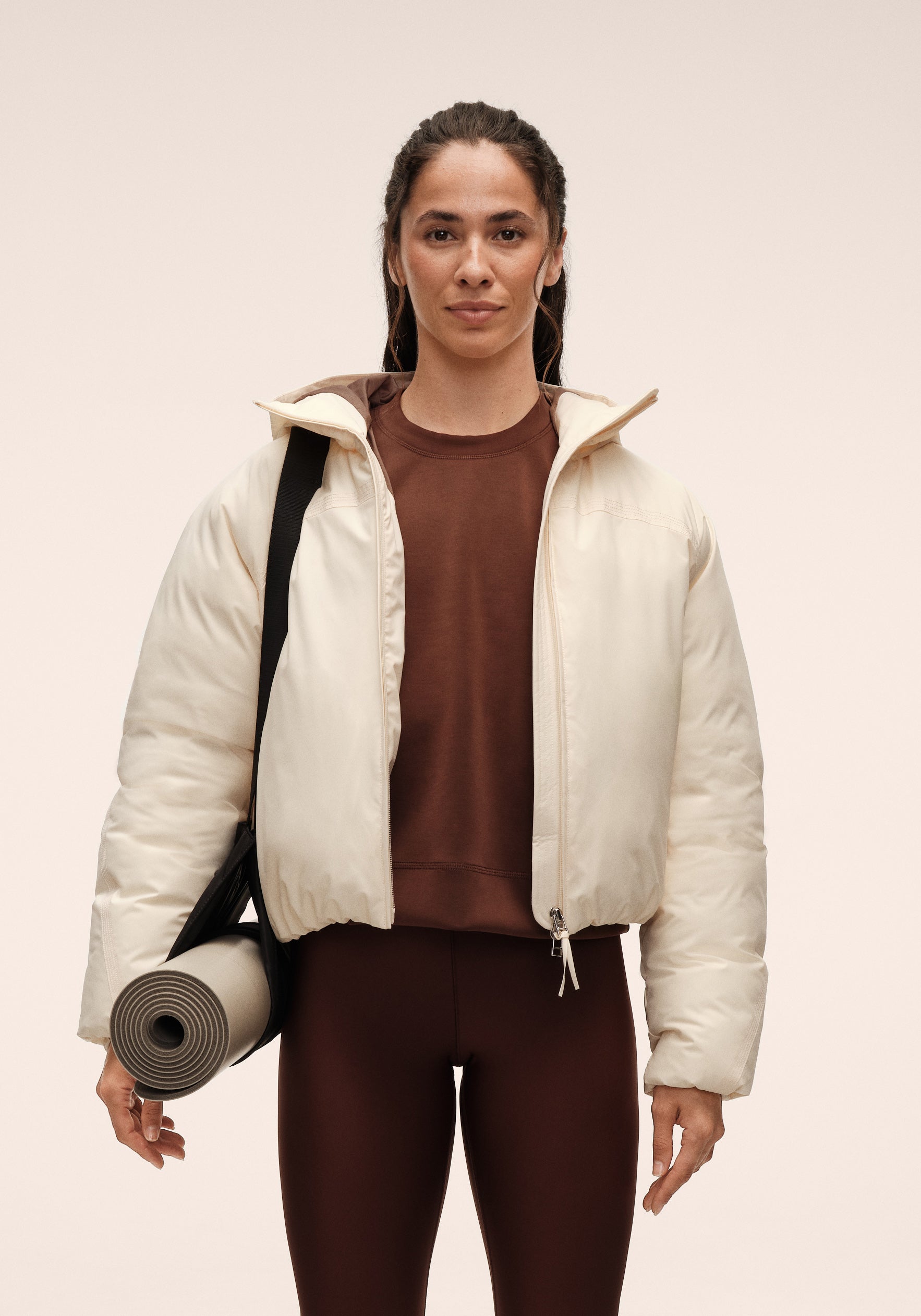 Haven Padded Short Jacket - Cream
