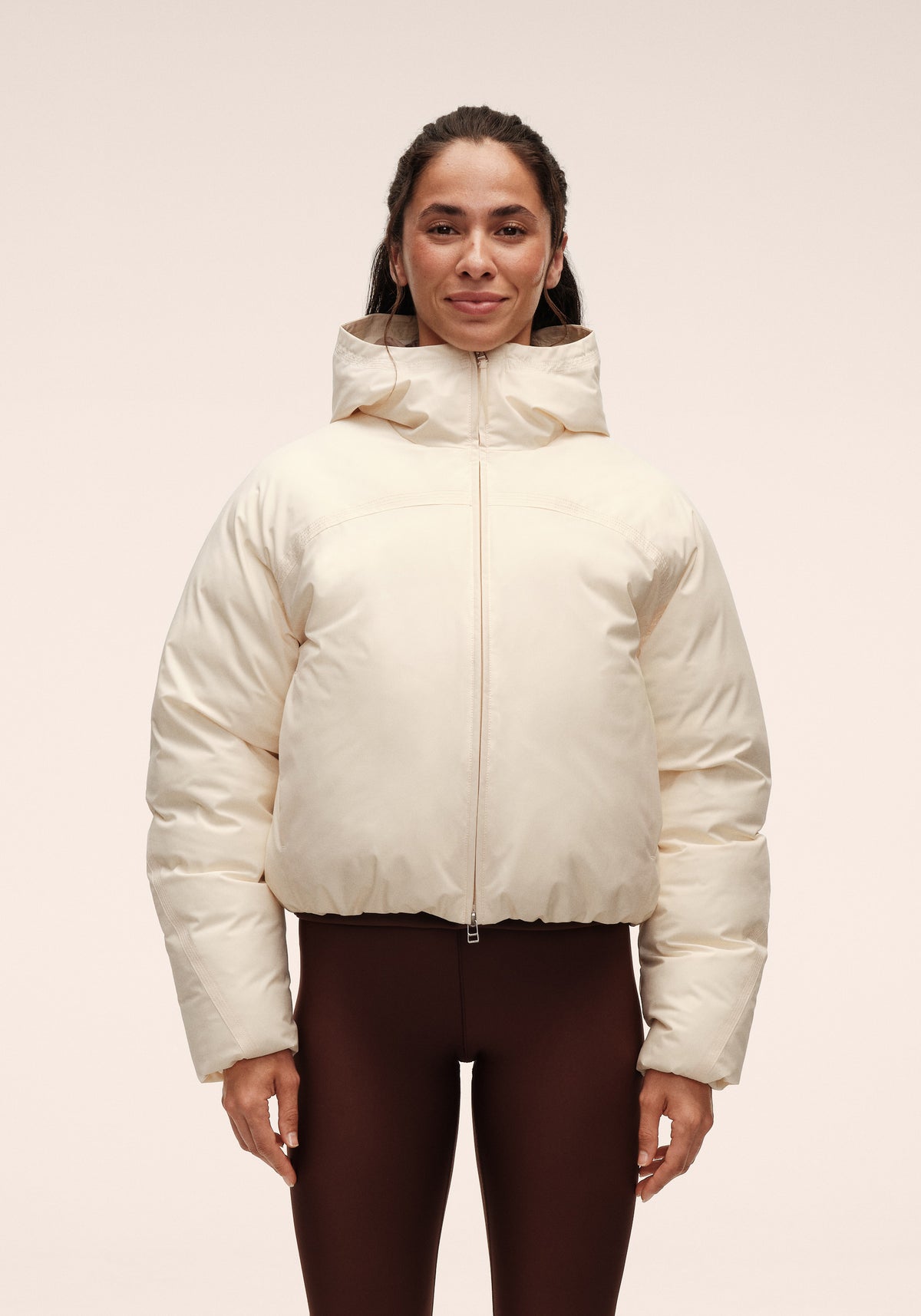 Haven Padded Short Jacket - Cream