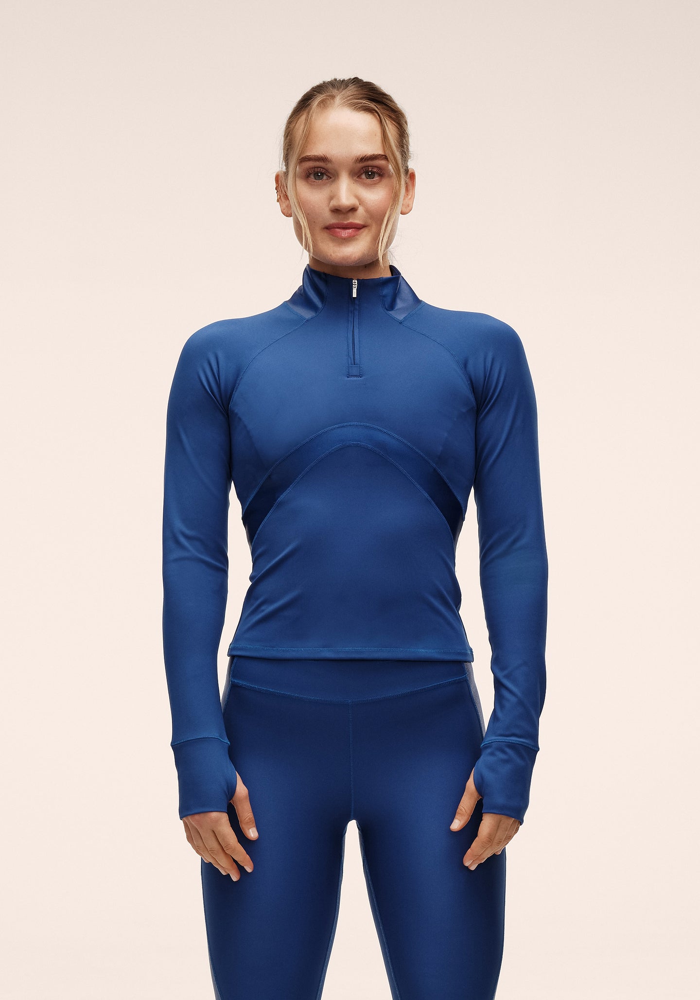 Shiny Matte Long Sleeve - Digital Blue