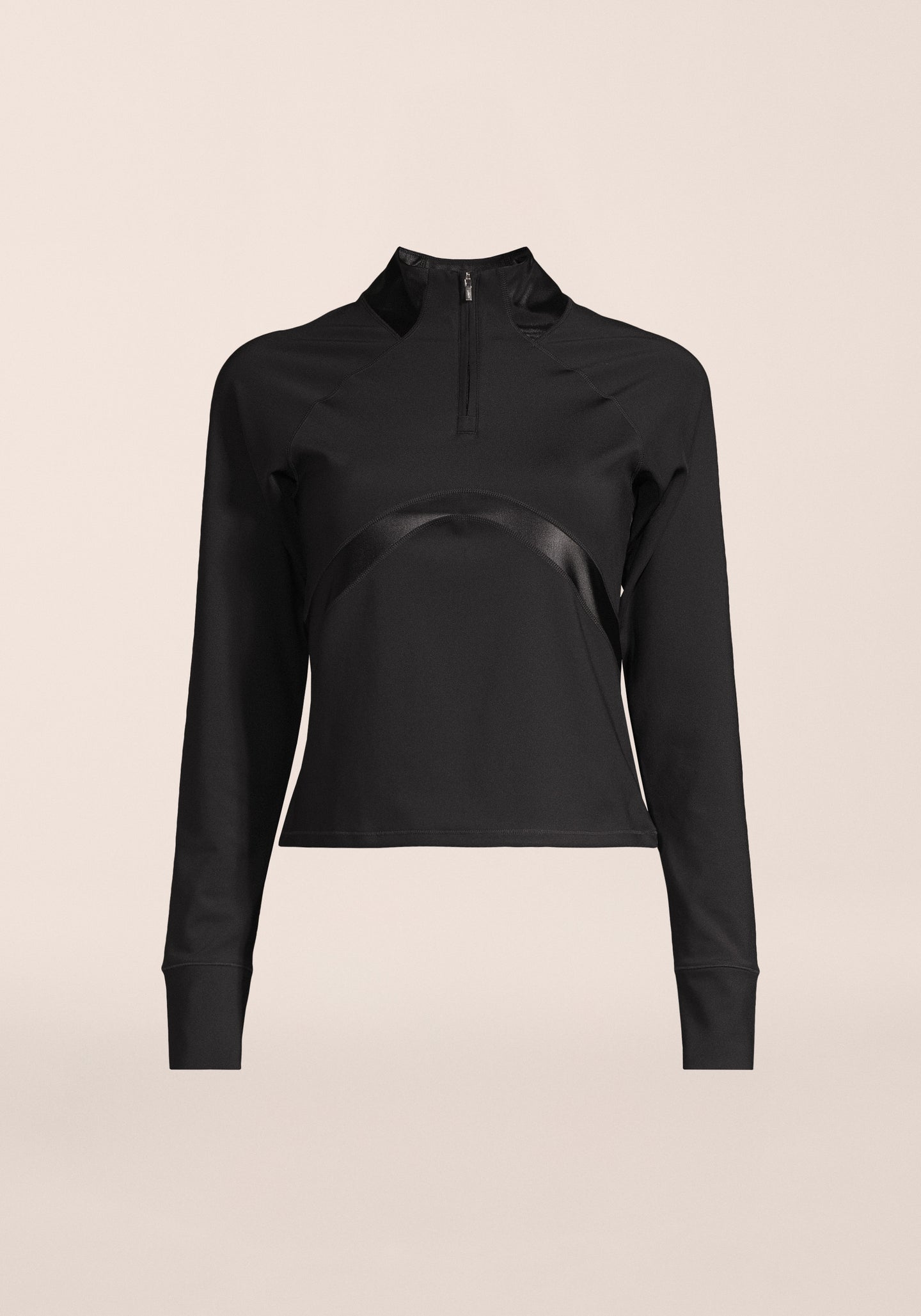 Shiny Matte Long Sleeve - Black
