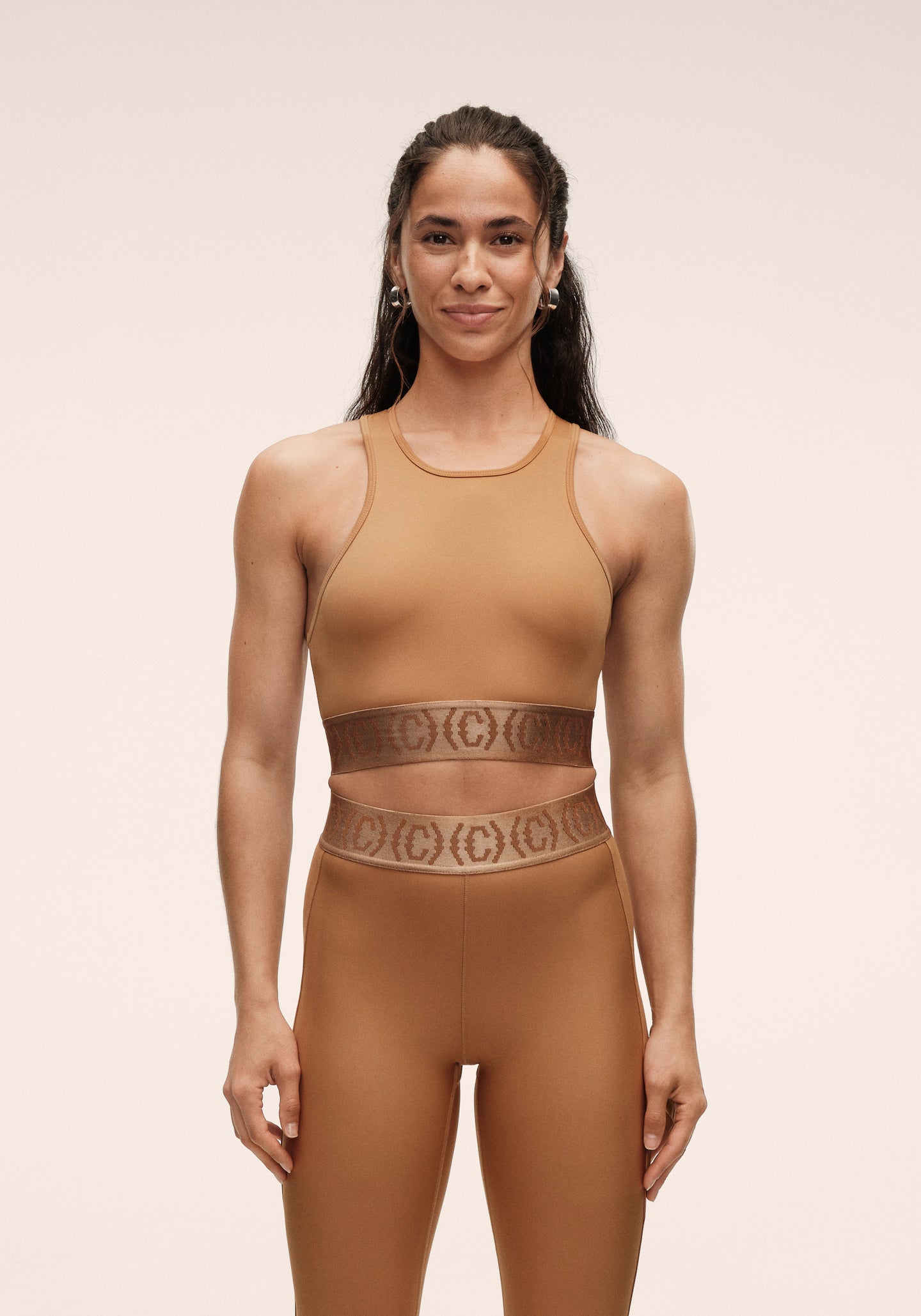 Logo Elastic Top - Golden Brown