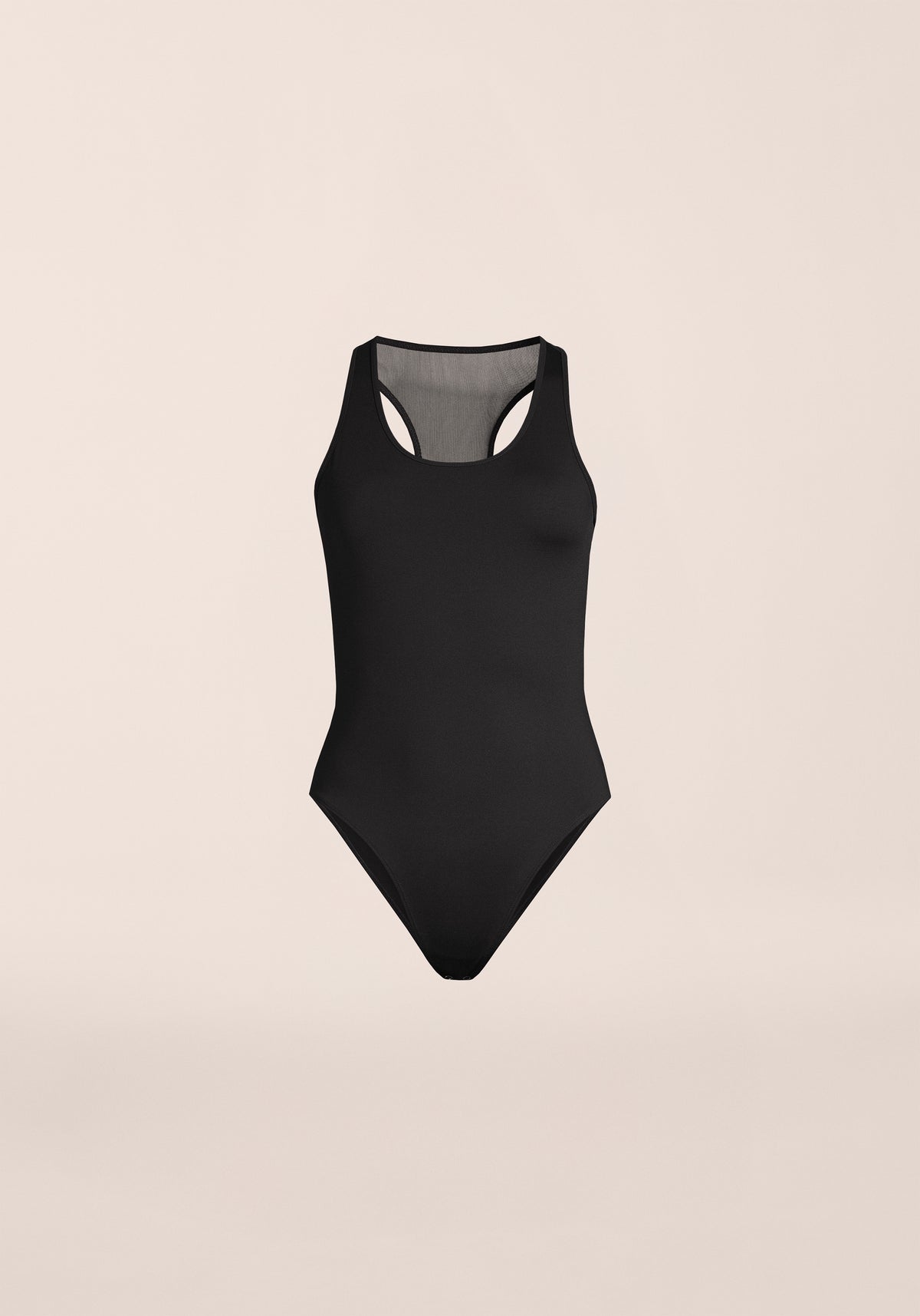 Racerback Mesh Back Body - Black