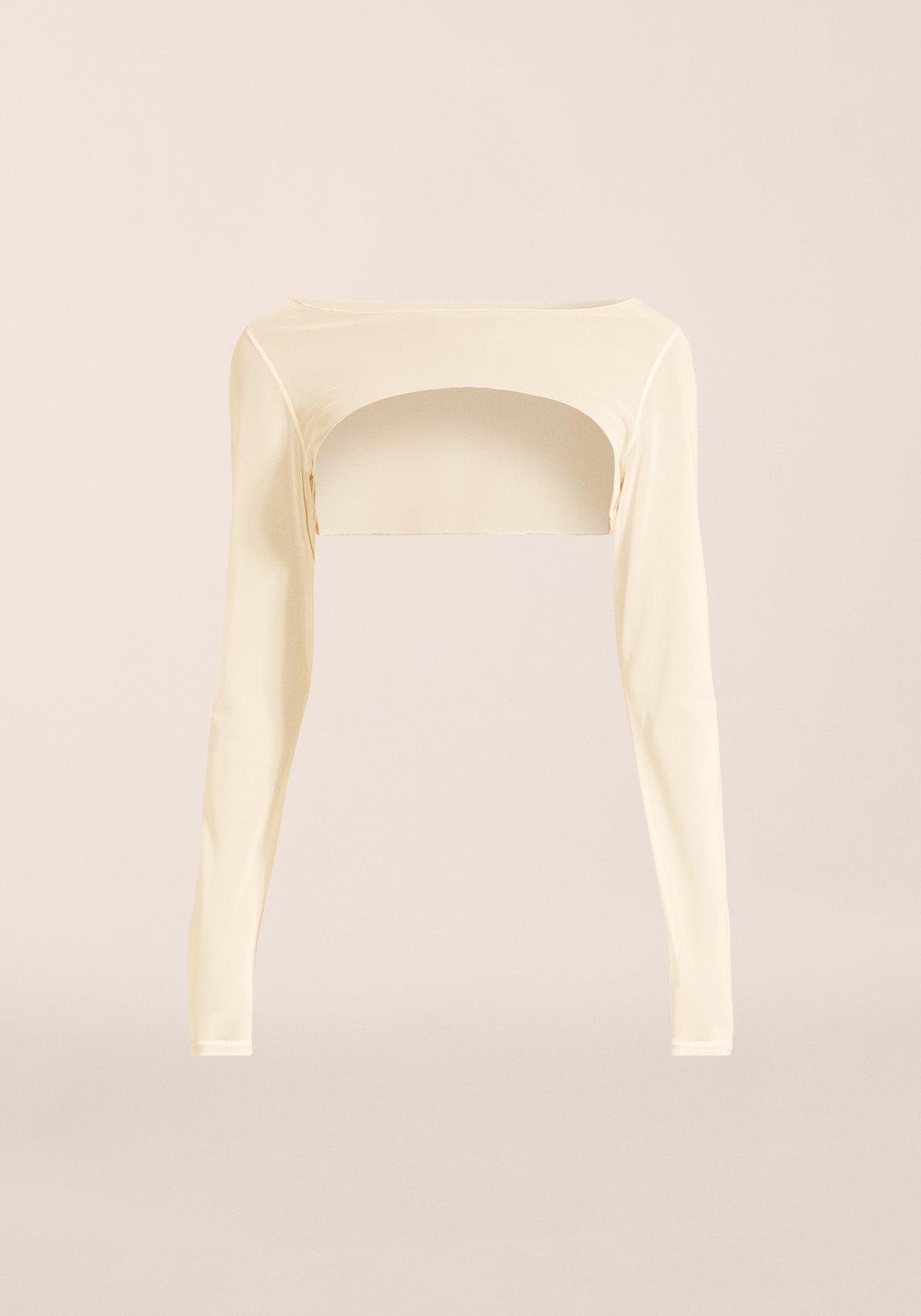 Delicate Studio Mesh Top - Cream