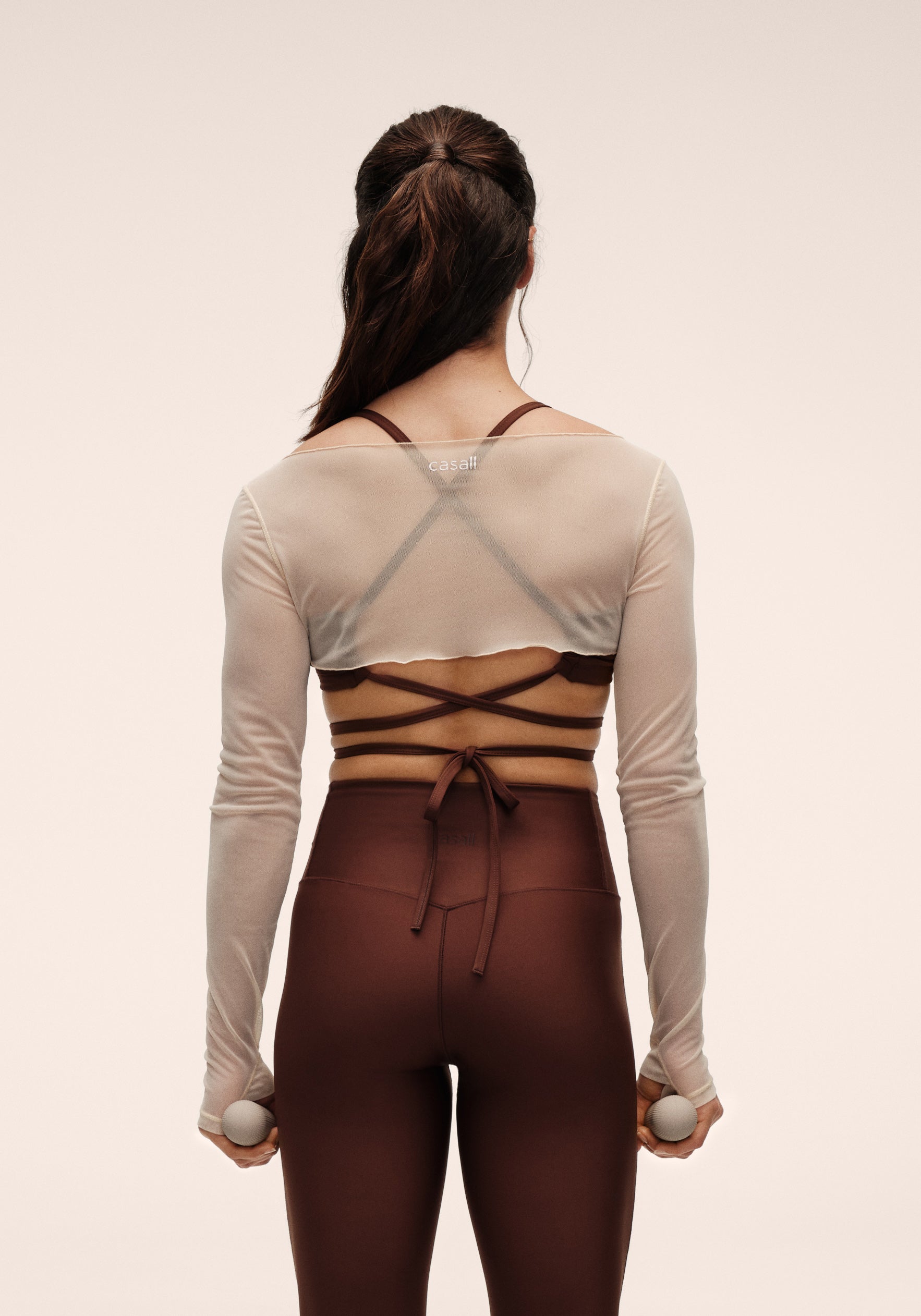Delicate Studio Mesh Top - Cream