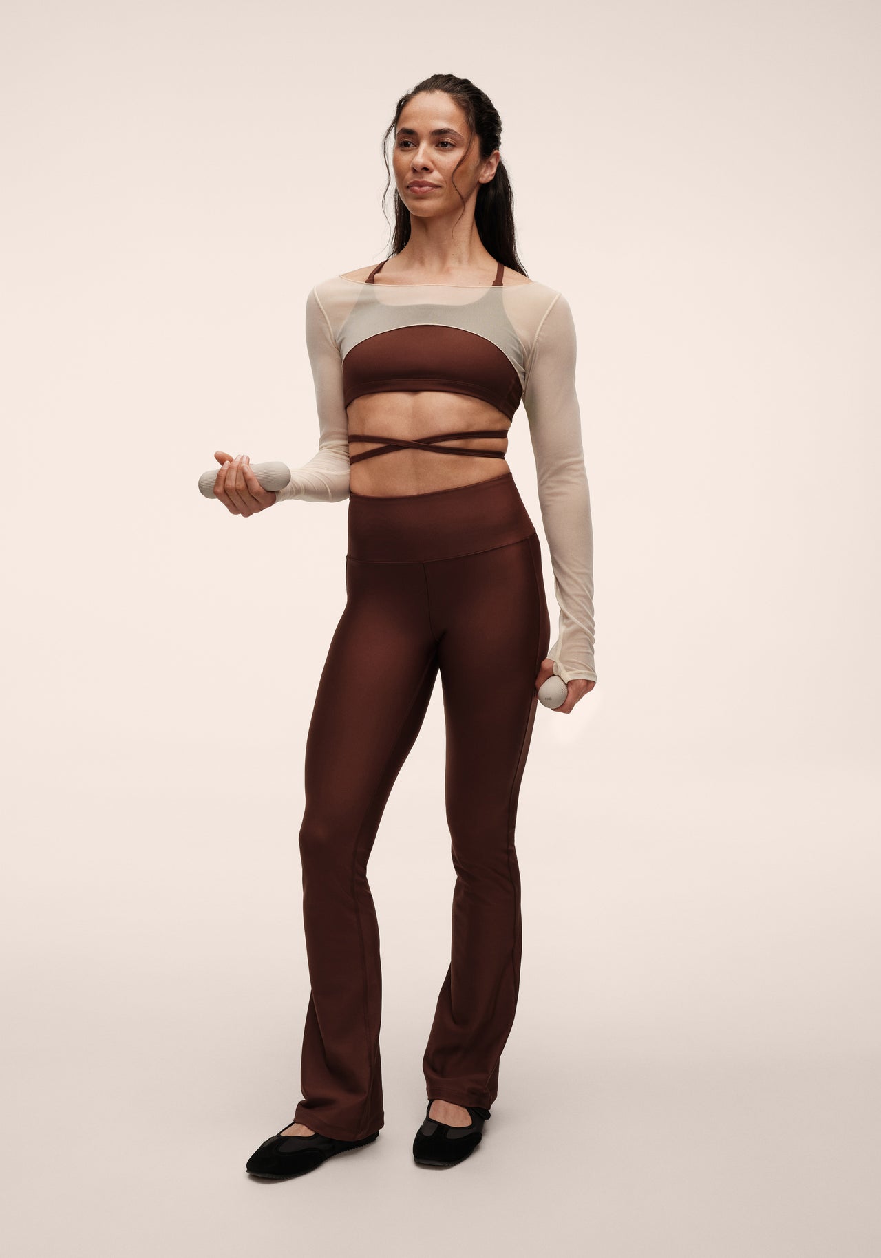 Delicate Studio Mesh Top - Cream