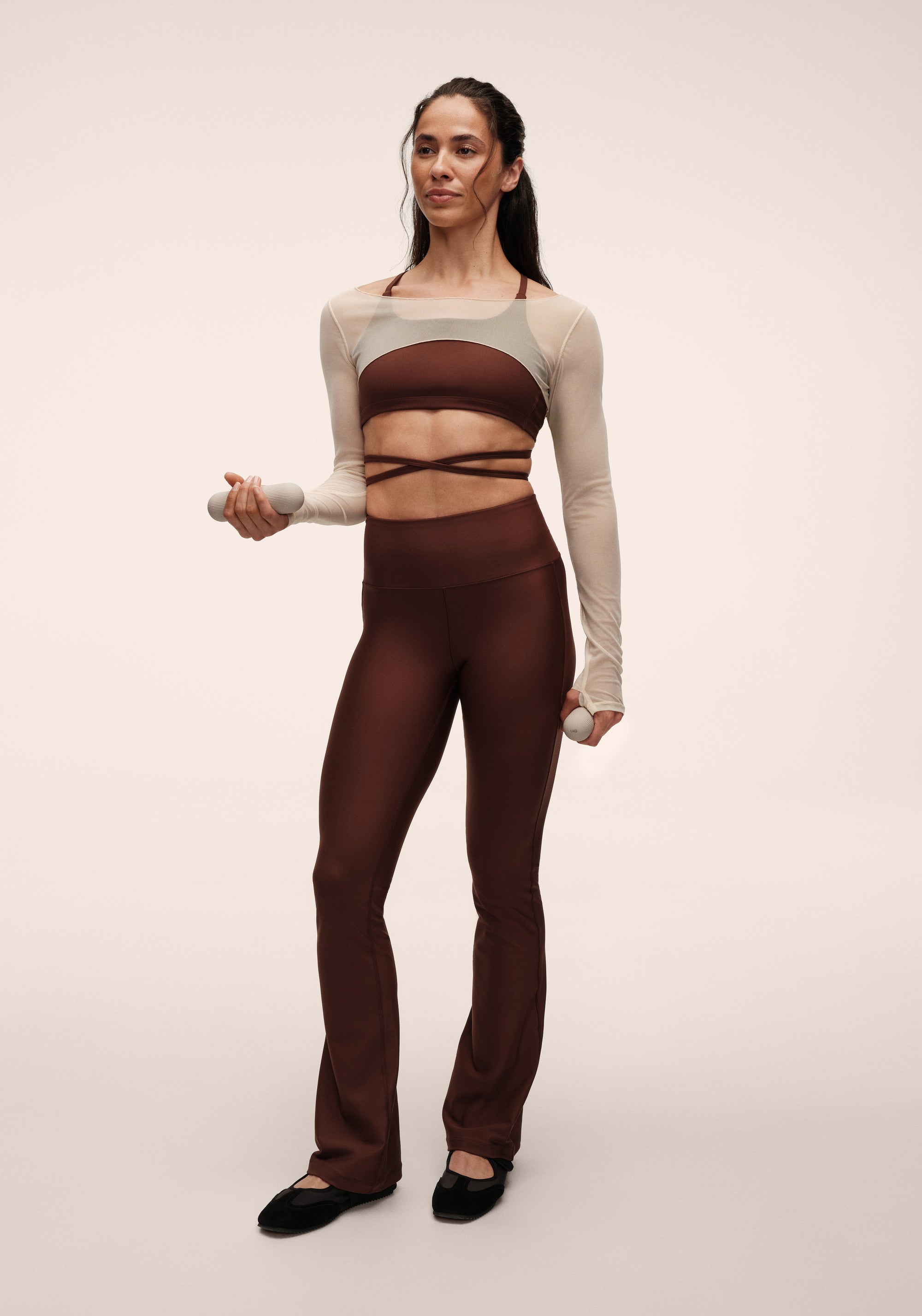 Delicate Studio Mesh Top - Cream