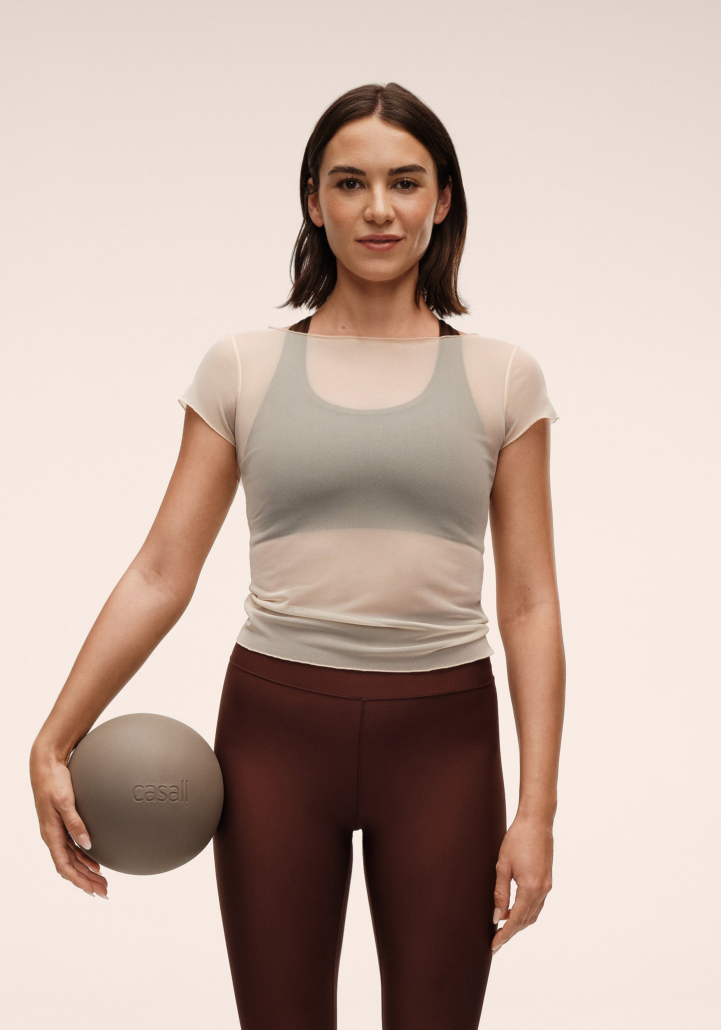 Delicate Studio Mesh Tee - Cream