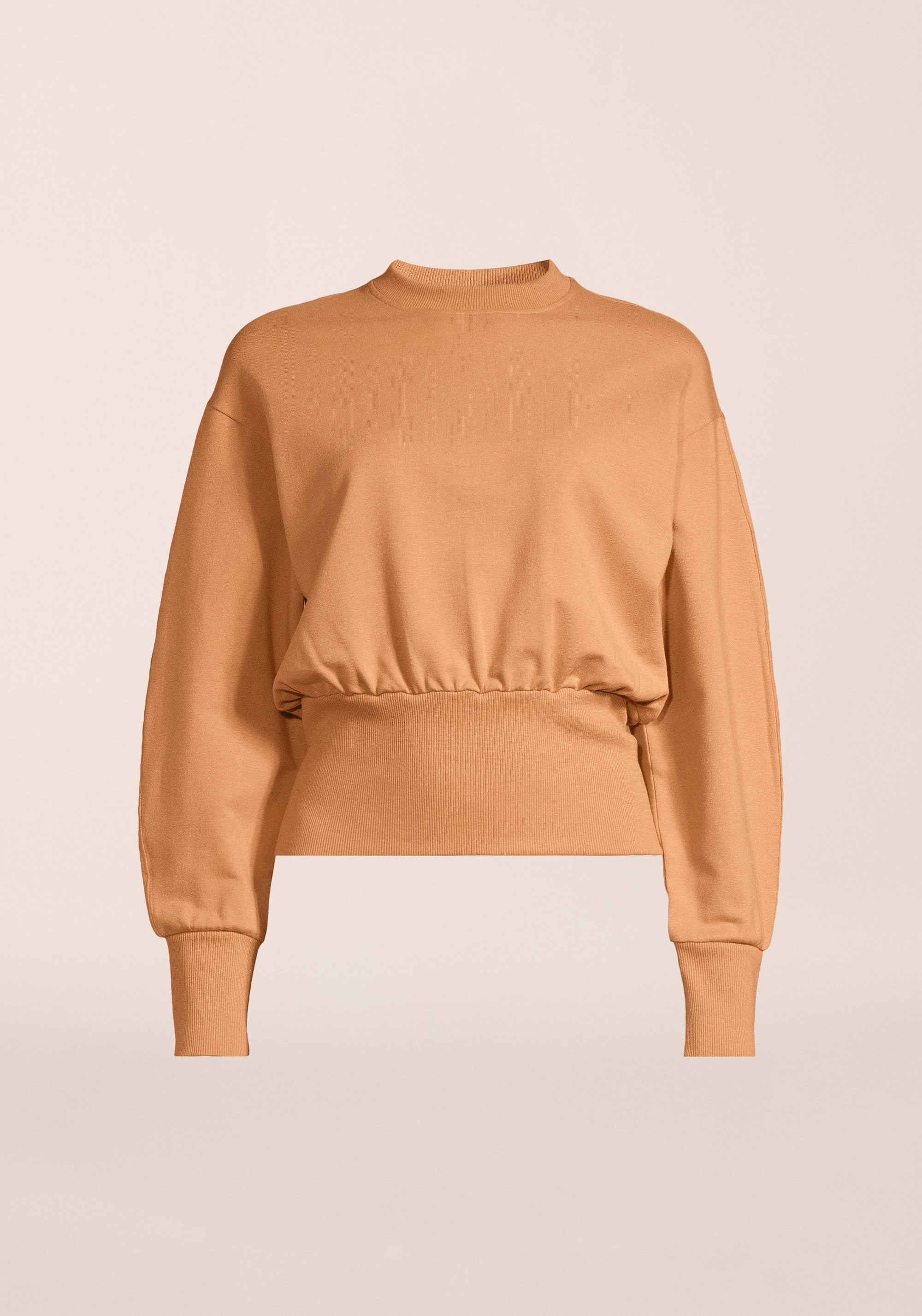 Terry Silhouette Crew - Golden Brown