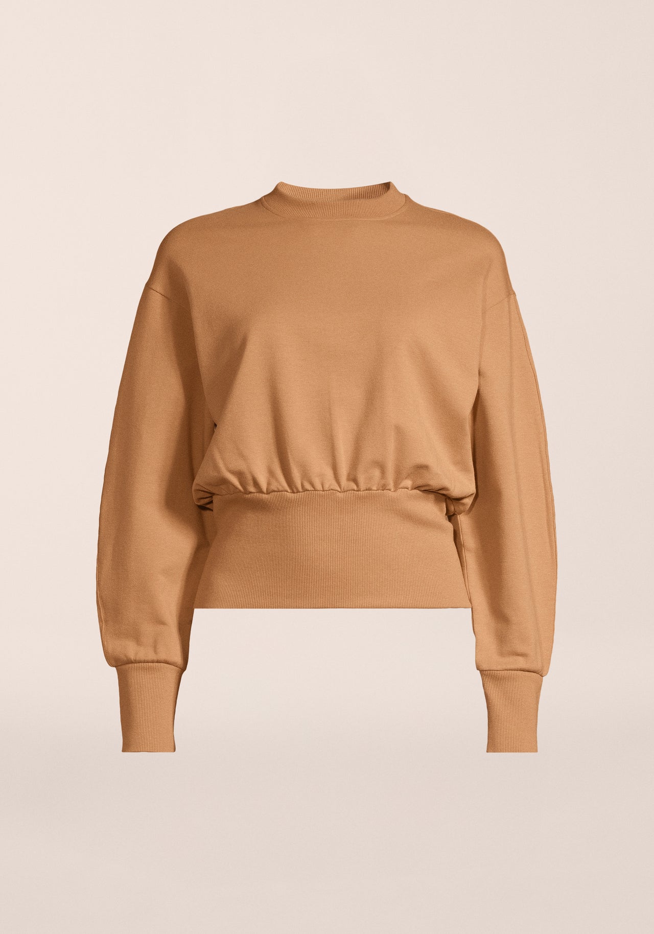 Terry Silhouette Crew - Golden Brown