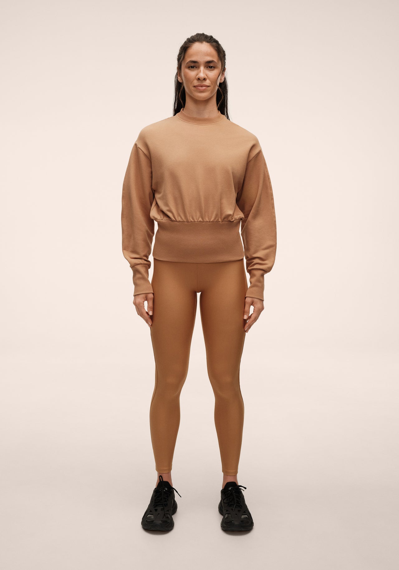 Terry Silhouette Crew - Golden Brown