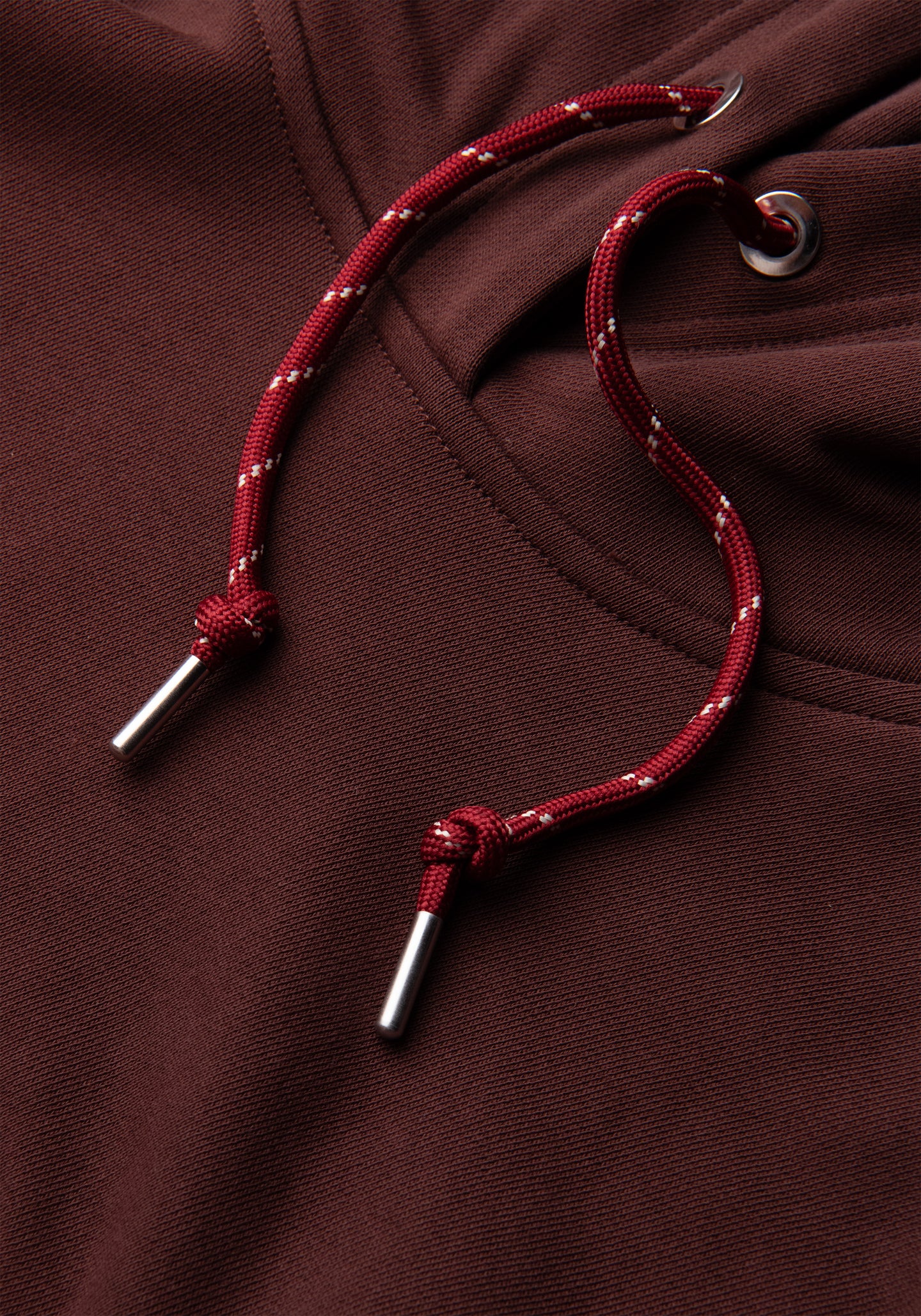 Terry Relaxed Hoodie - Dark Brown