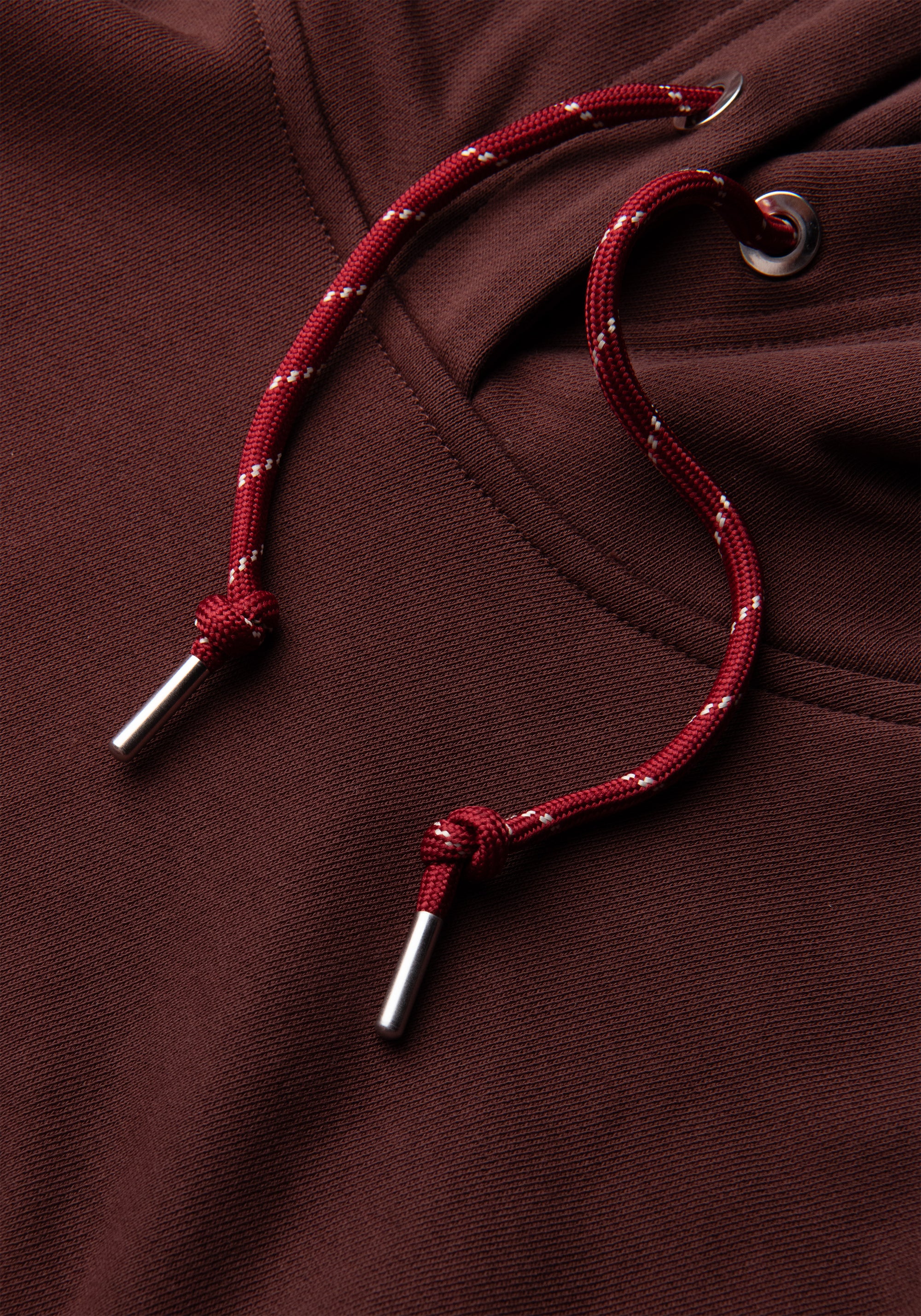 Terry Relaxed Hoodie - Dark Brown