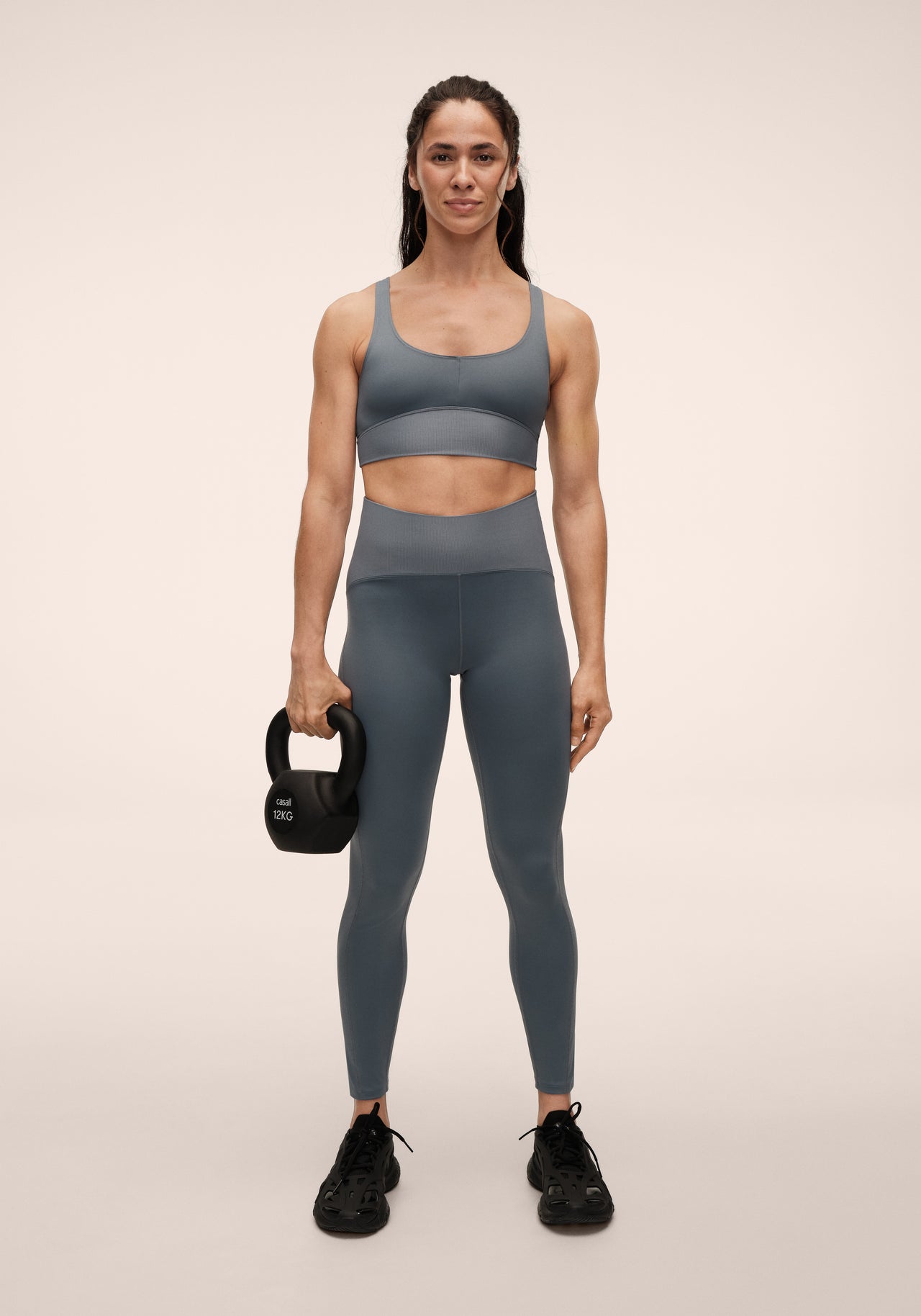 Brace Rib Top - Mirage Blue