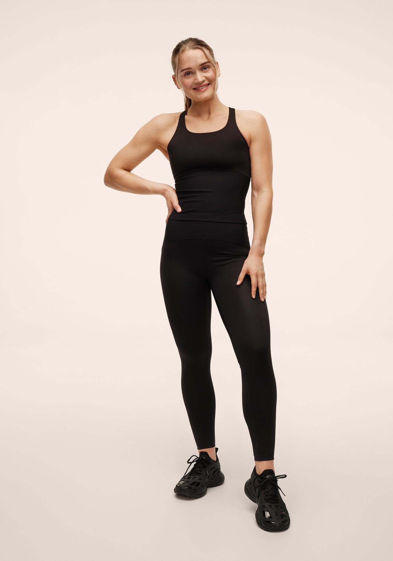 Brace Rib Tank - Black
