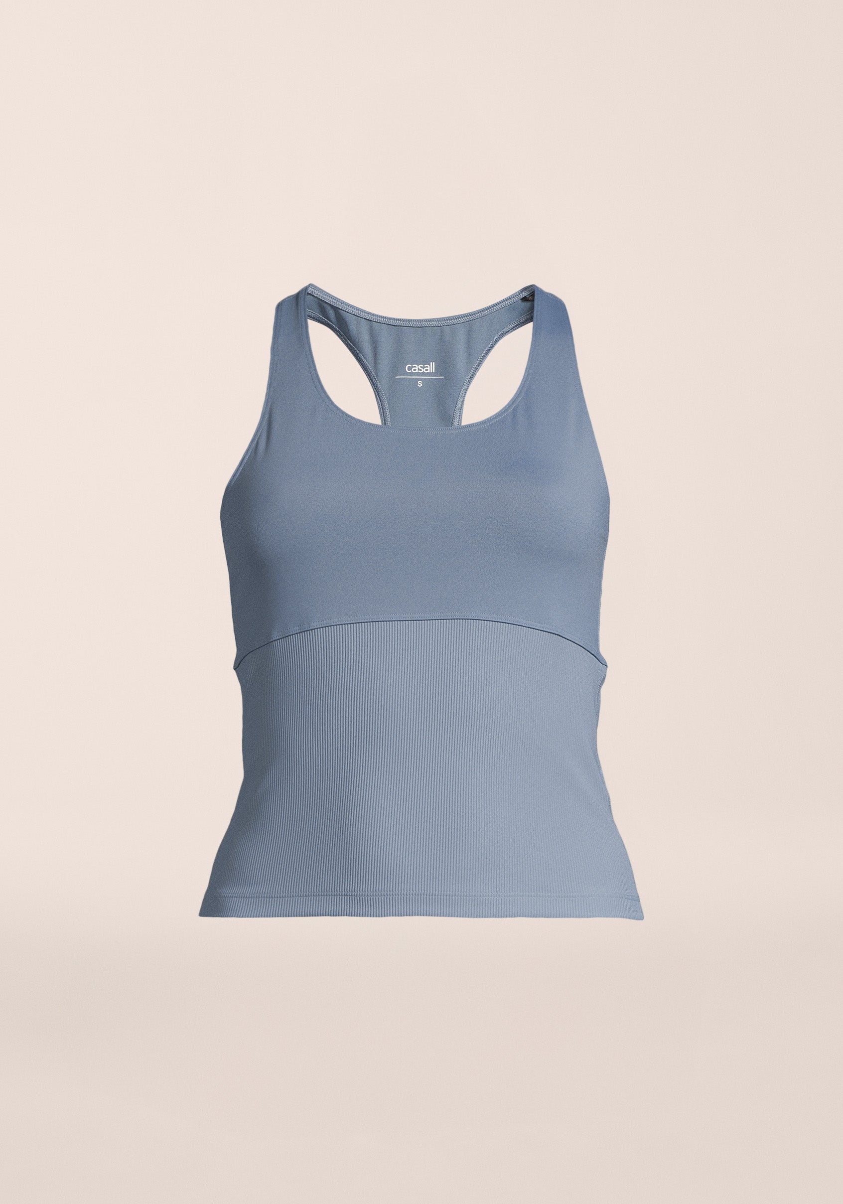 Brace Rib Tank - Mirage Blue