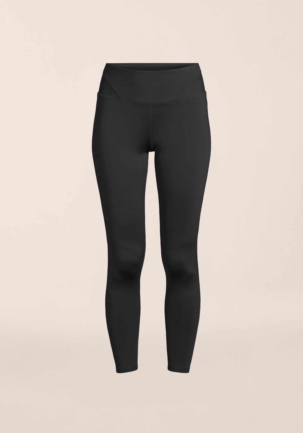 High Waist Mesh Tights - Black