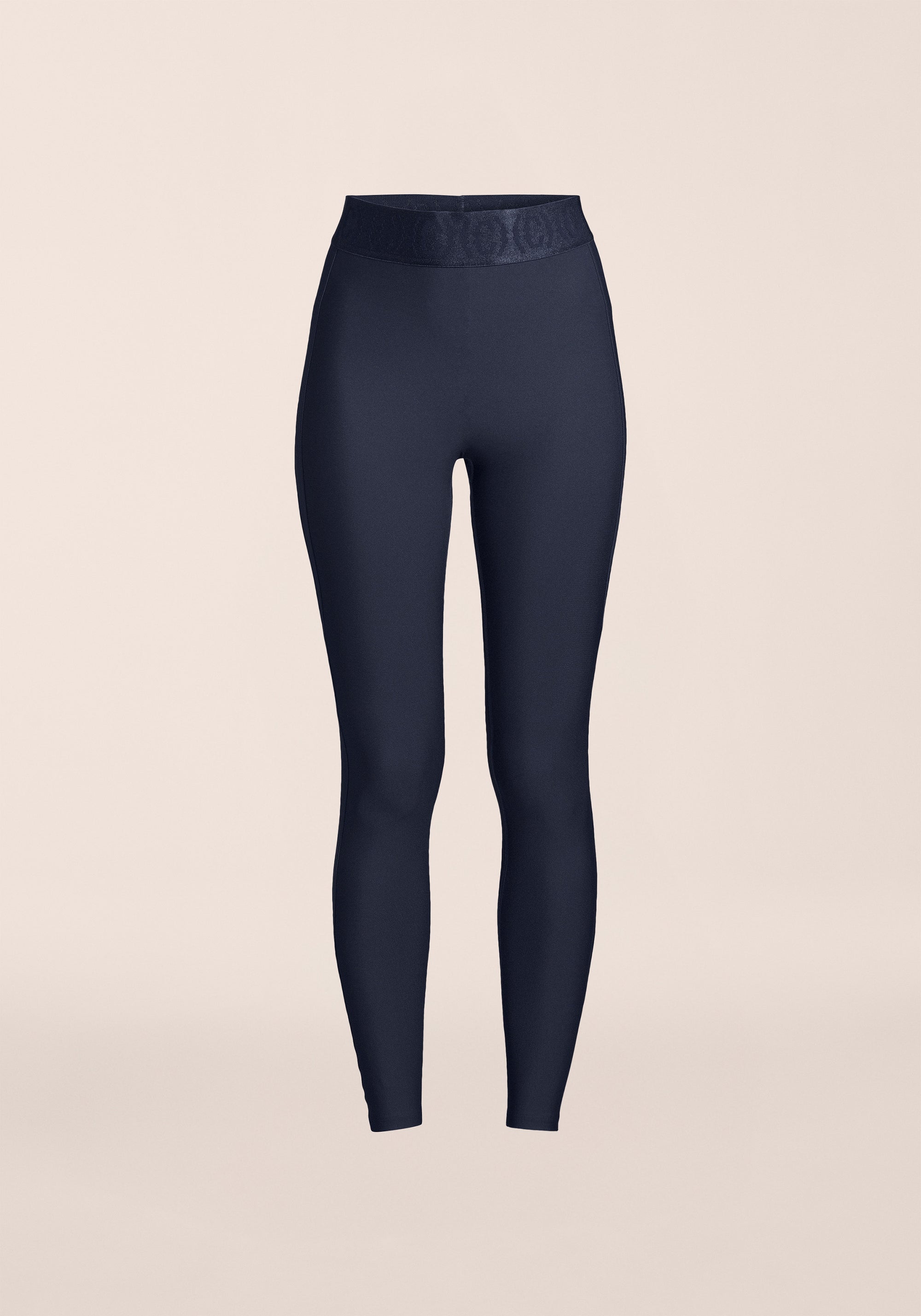 Logo Elastic High Waist Tights - Core Blue