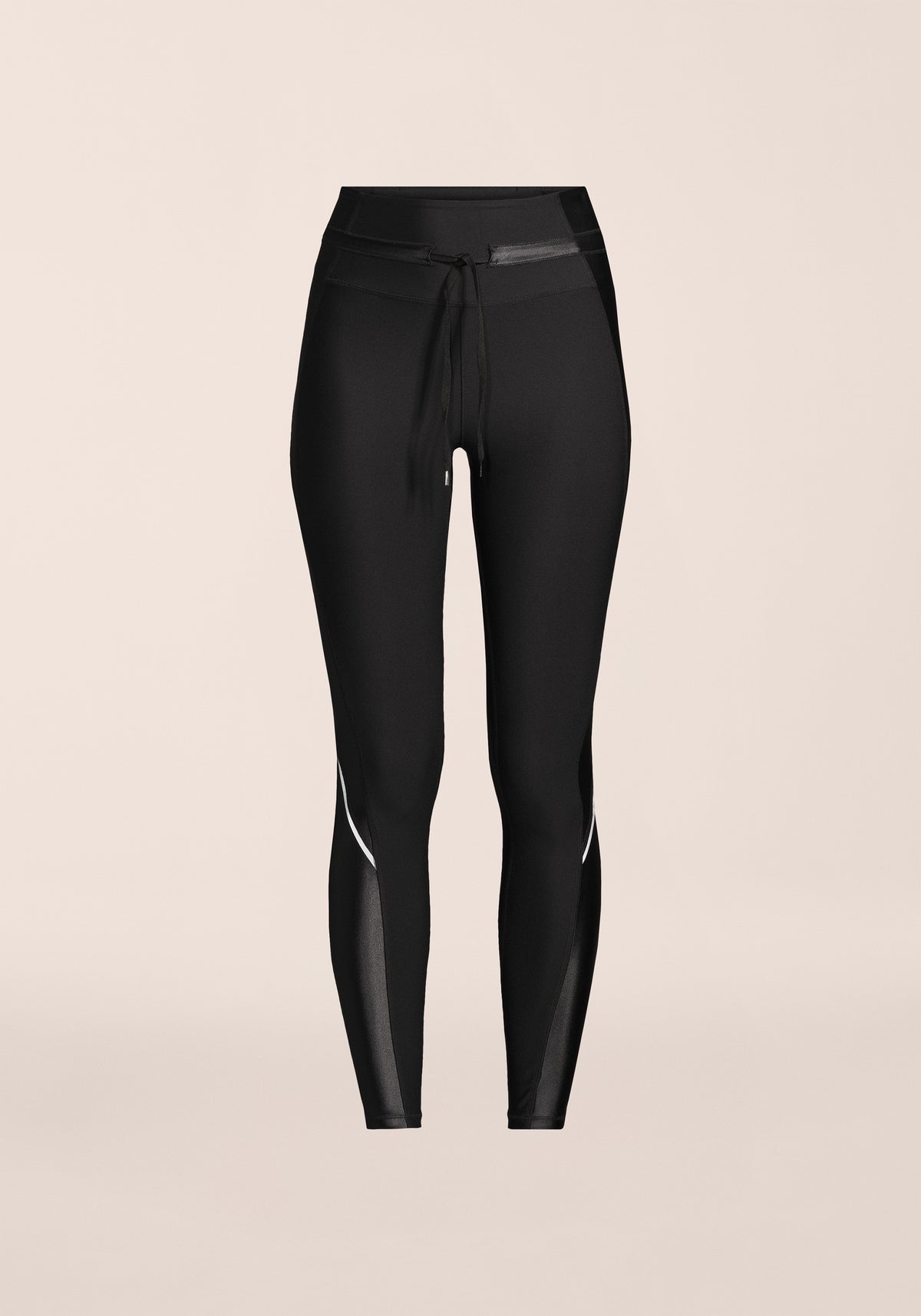 Shiny Matte Tights - Black