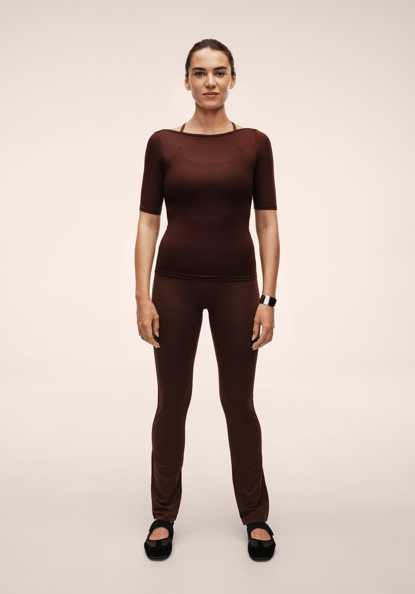 Sublime Straight Pant - Dark Brown