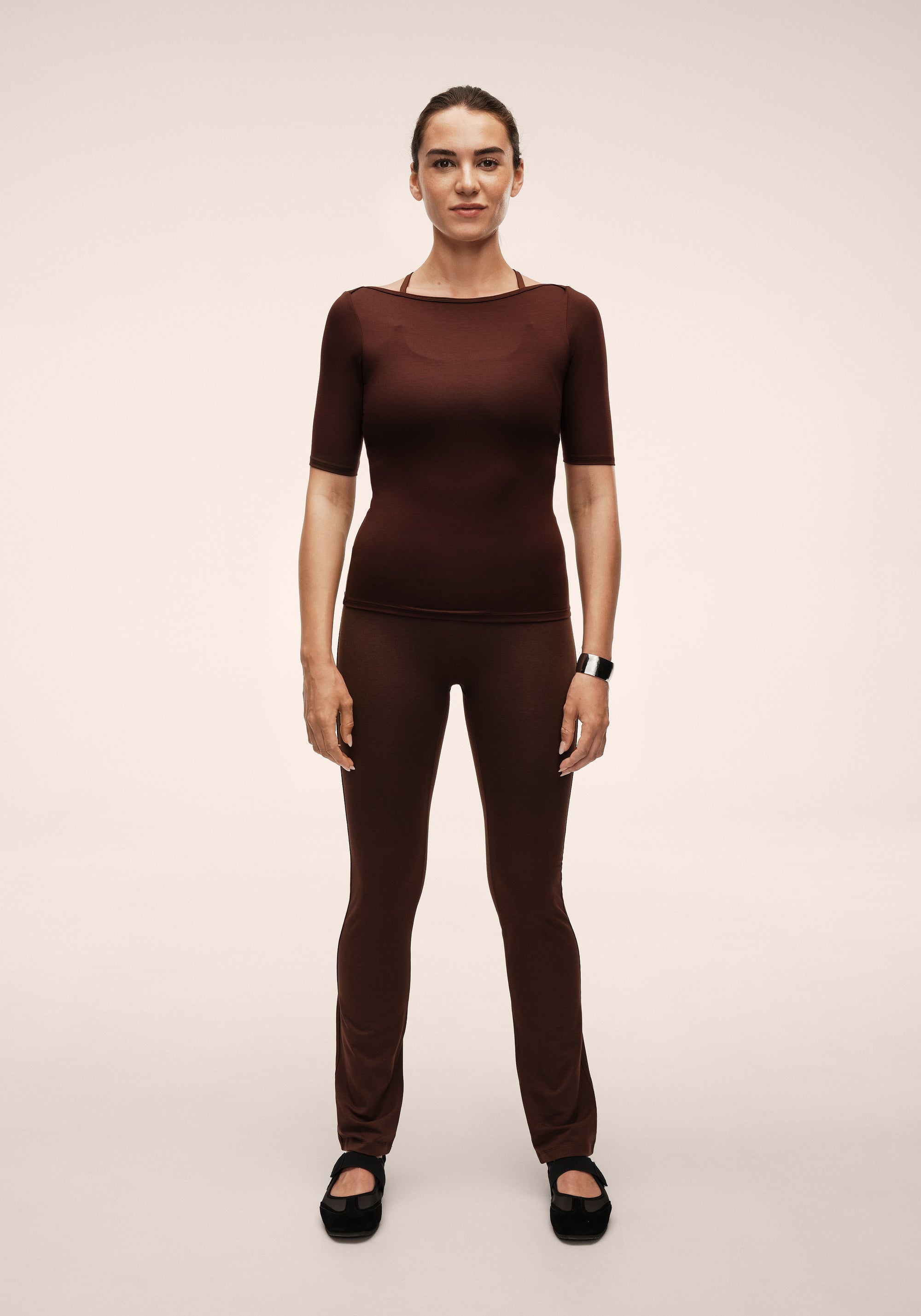 Sublime Straight Pant - Dark Brown